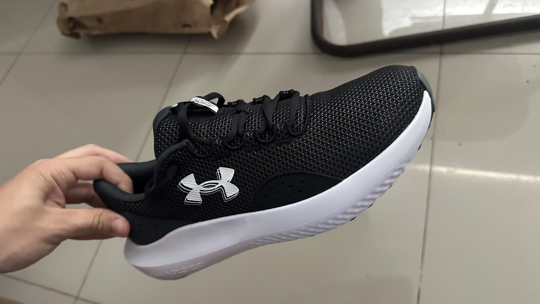 Under Armour Men's Charged Surge 4 Sneaker customer photo 2