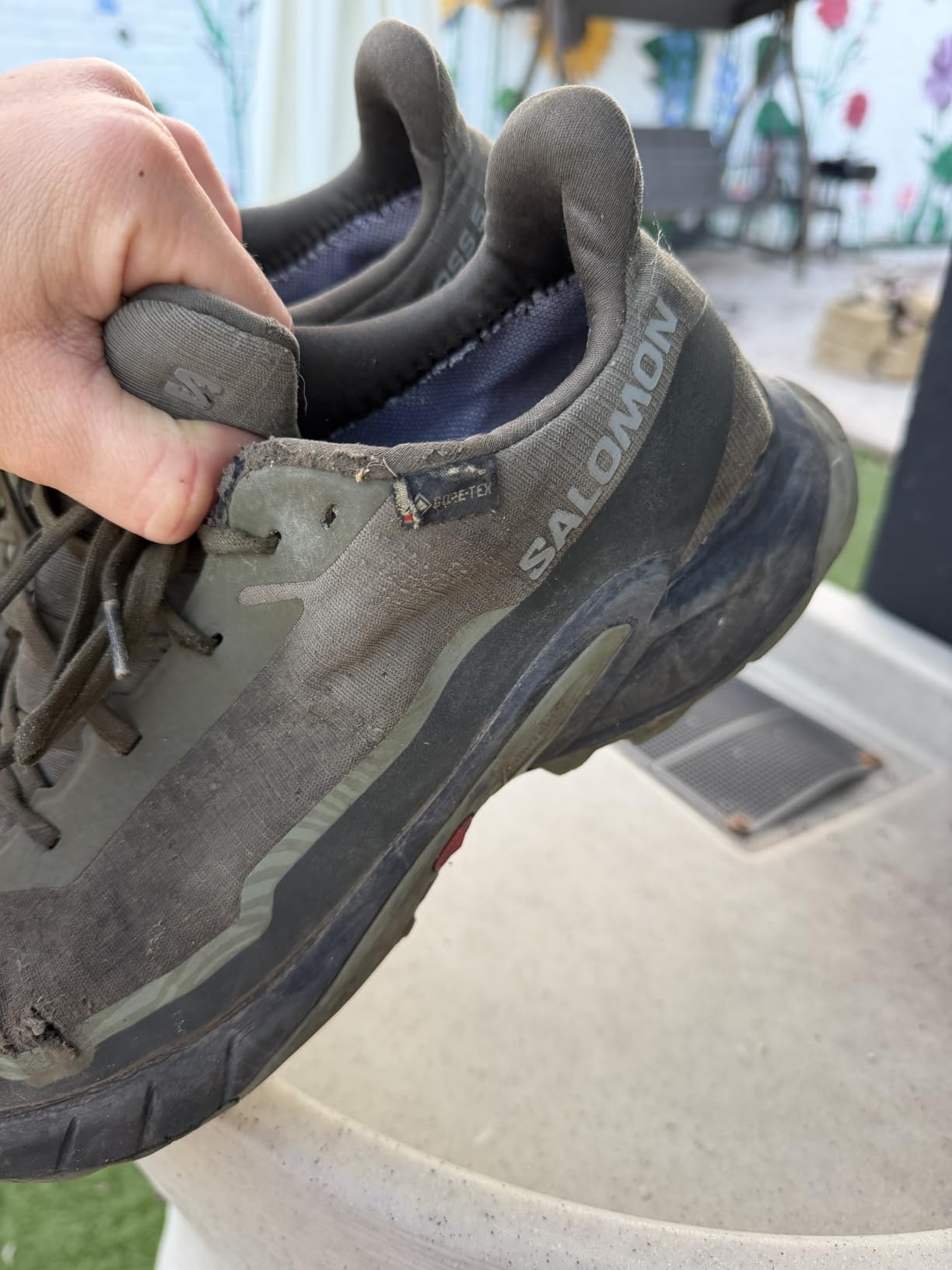 Salomon Men's Alphacross 5 Gore-TEX Trail Running Shoes customer photo 2