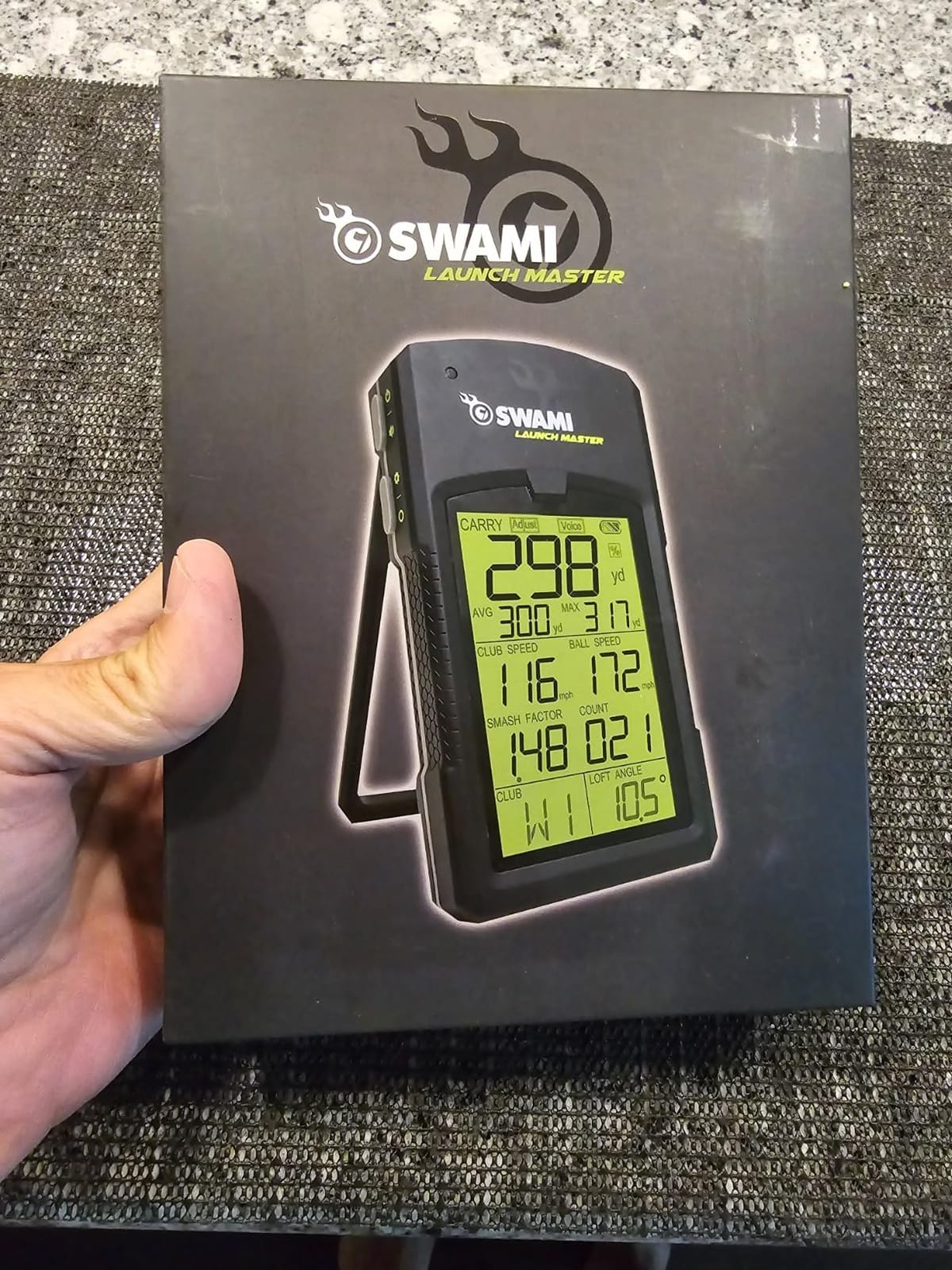 Izzo Golf Swami Launch Master Golf Launch Simulator - Golf Training Aid customer photo 1