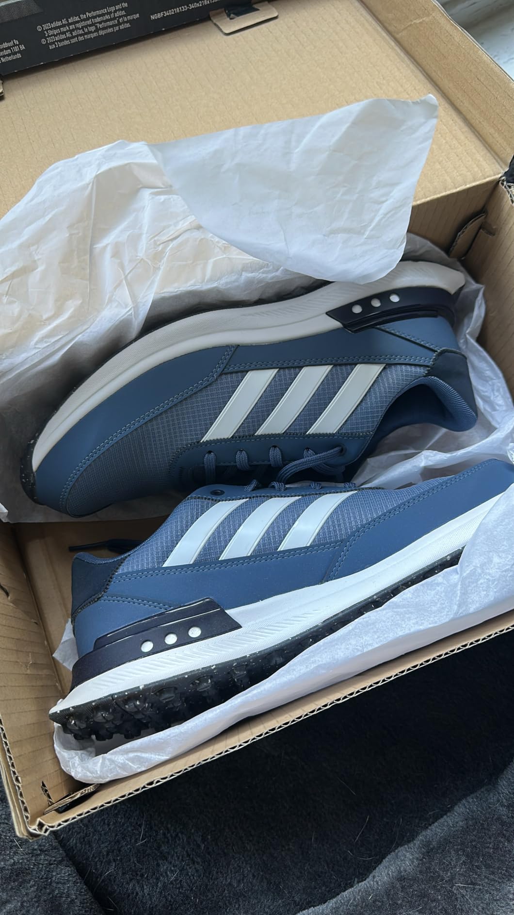 adidas Men's S2G '24 Spikeless Textile Golf Shoes customer photo 2