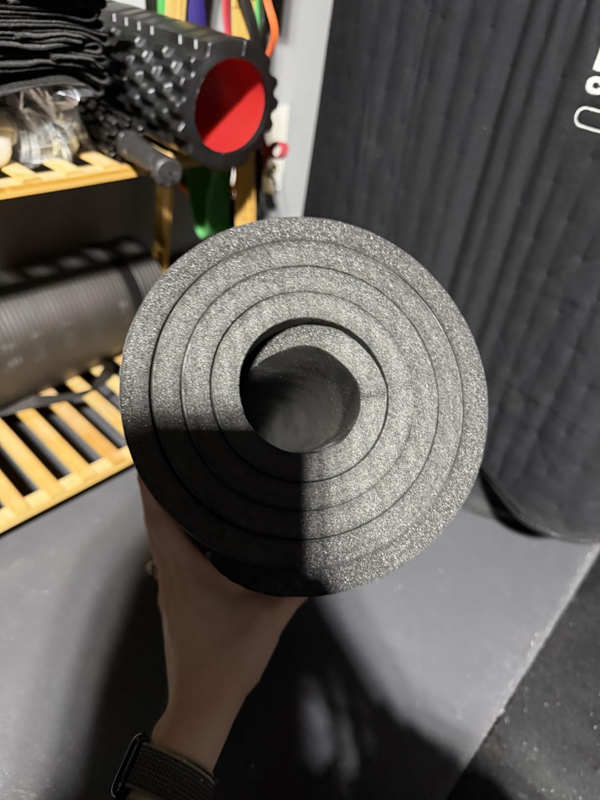 CAP Barbell 1/2-Inch High Density Exercise Yoga Mat with Strap | Multiple Options customer photo 2