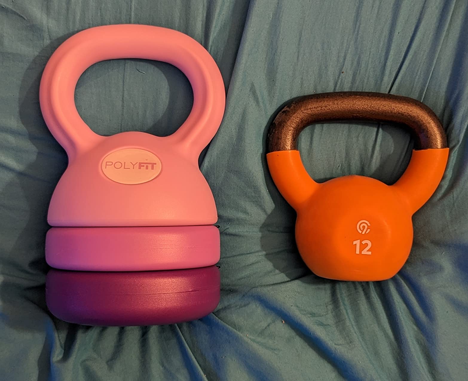 Polyfit Adjustable Kettlebell | 5 lb - 12 lb | Kettlebells Weights Set for Home Gym | Kettle Bell Sets for Women at Home customer photo 1