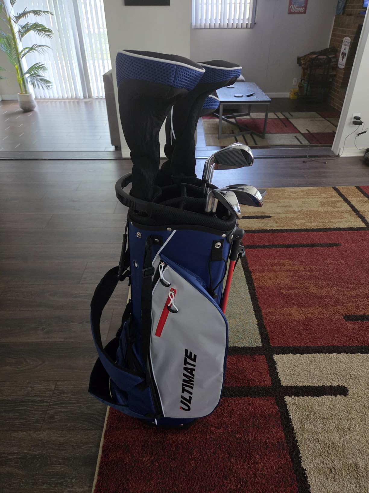 Tangkula 9/10 Pieces Men's Complete Golf Clubs Set, Golf Club Package Set with 460CC Driver, Fairway Wood & Hybrid, Irons, Putter, Portable Regular Golf Club Set customer photo 1