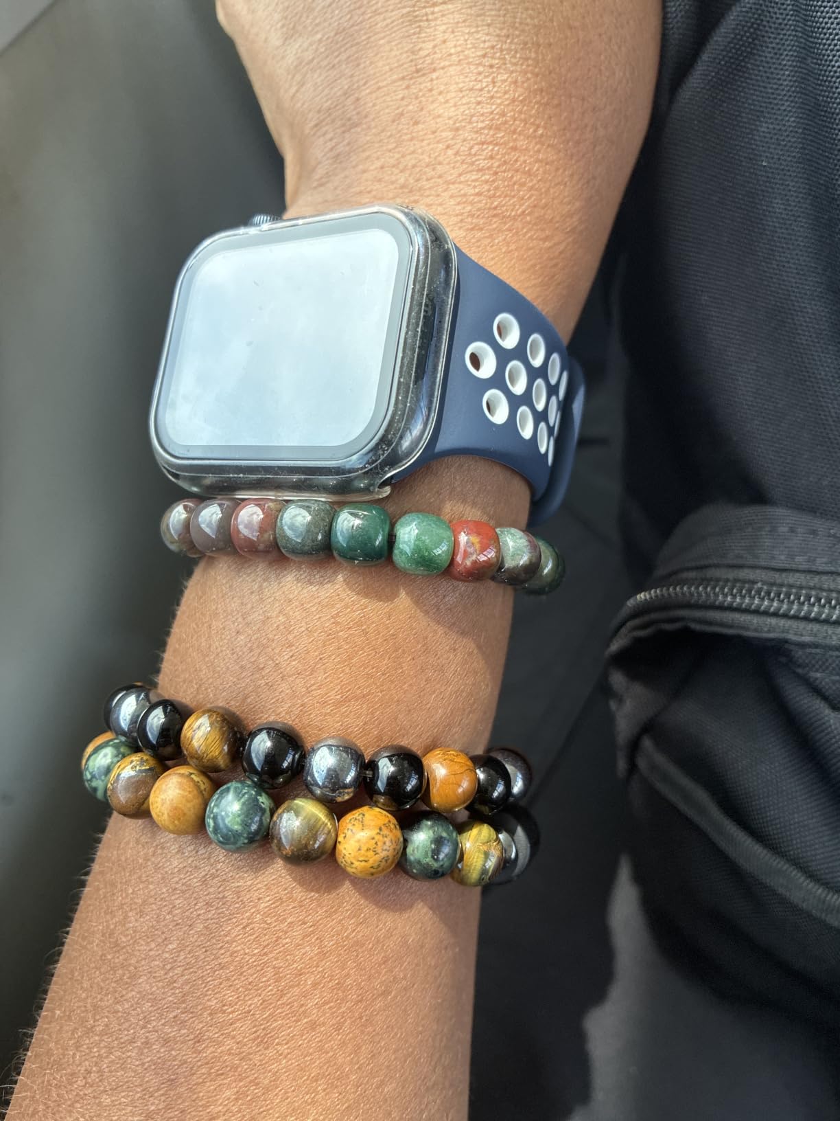 Adorve 4 Pack Sport Bands Compatible with Apple Watch Bands for Men Women 49mm 46mm 45mm 44mm 42mm 41mm 40mm 38mm, Breathable Soft Silicone Strap for iWatch Band Series 11 10 SE Ultra 9 8 7 6 5 4 3 2 1 customer photo 1