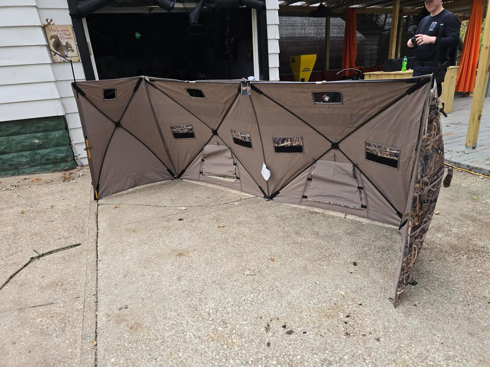 TIDEWE Duck Hunting Blind, Portable Duck Panel Blind, Next Evos Camo customer photo 2