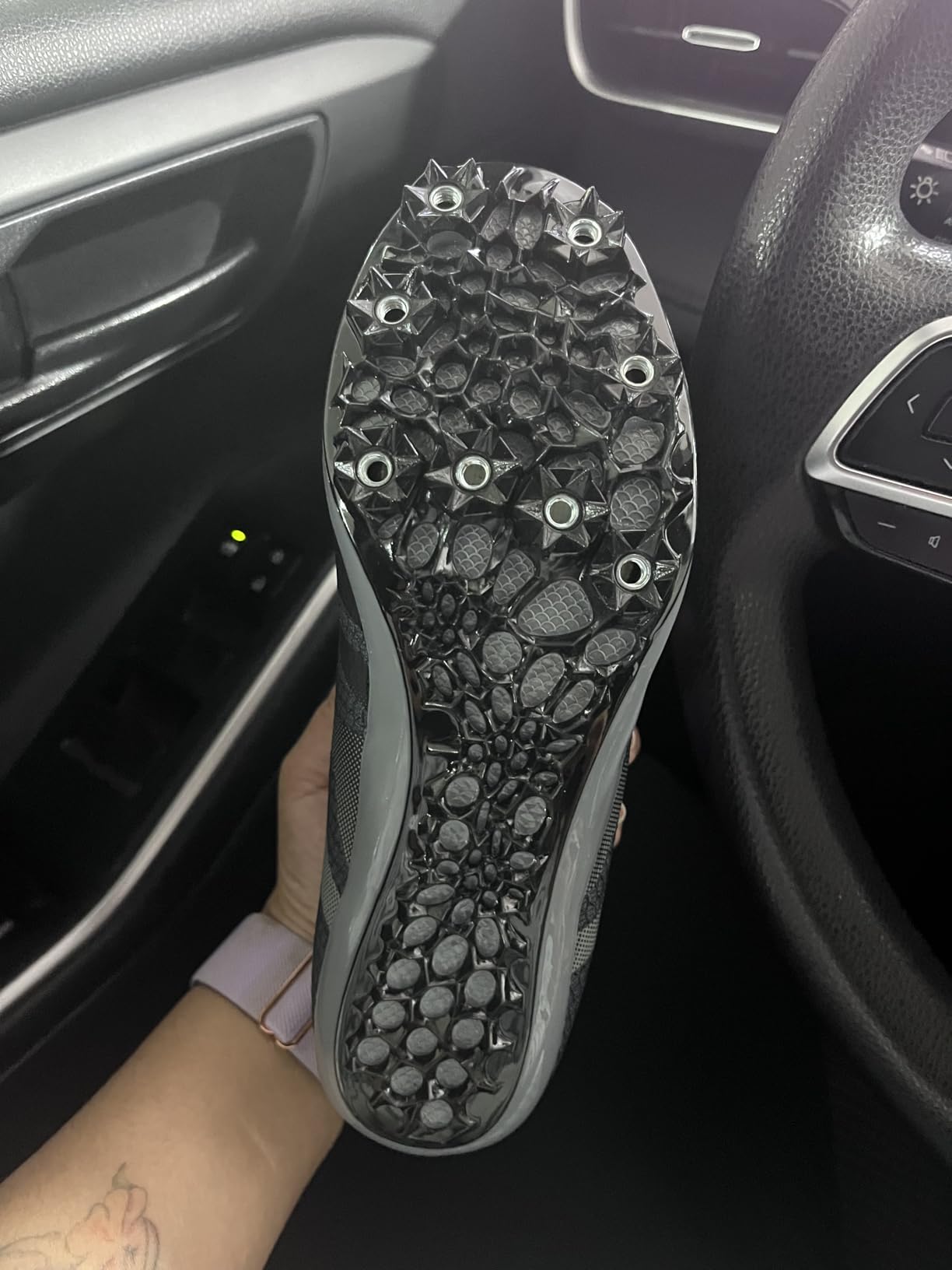 New Track and Field Shoes for Men Women Kids Boys Girls 8 Spikes 100-400 Meter Running Racing Shoes Professional Sprint Sport Sneakers customer photo 1