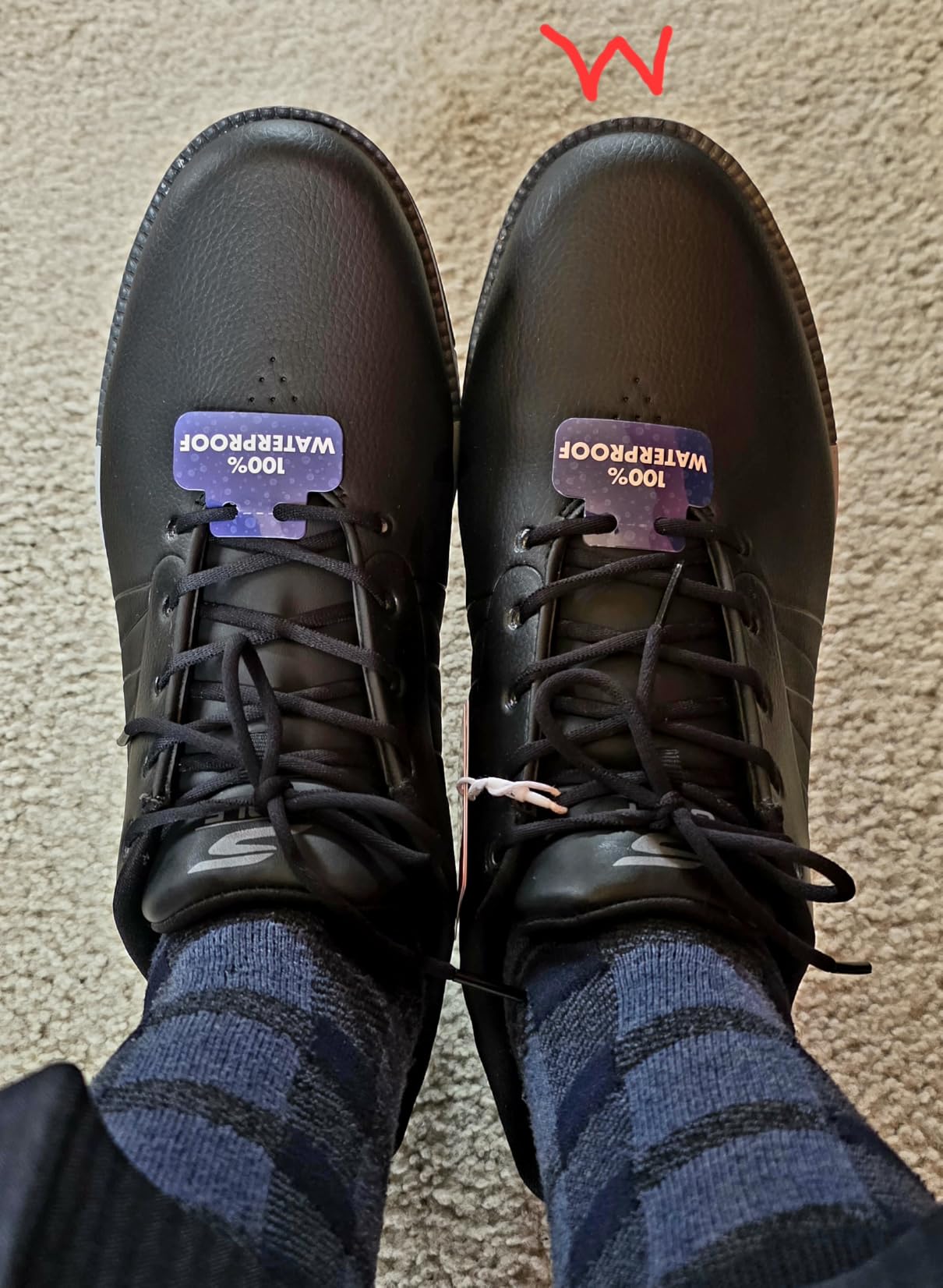 Men's Tempo Waterproof Golf Shoes customer photo 2