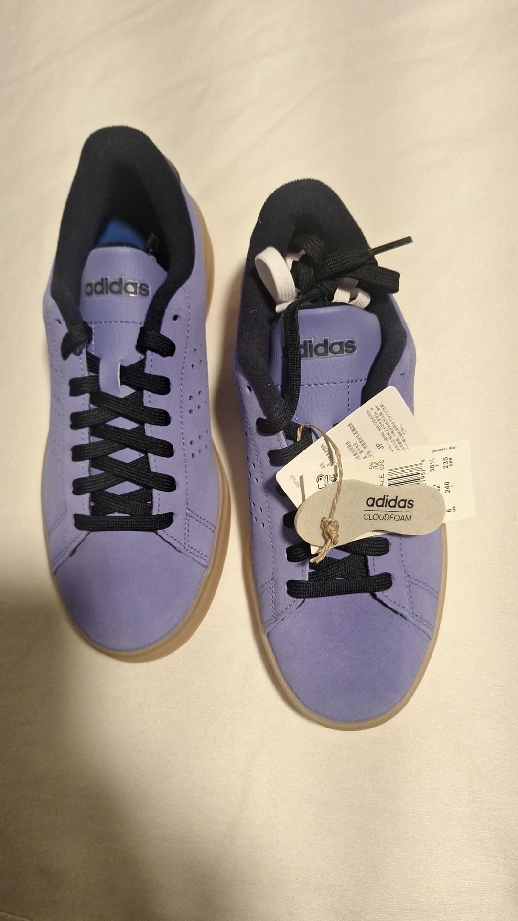 adidas Mens Advantage 2.0 Tennis Sneakers Shoes - White customer photo 2