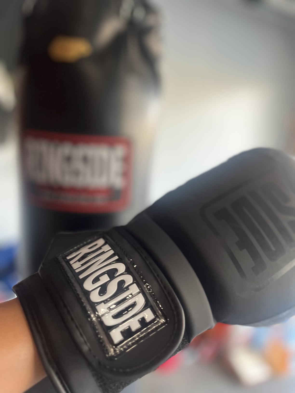 Ringside Apex Flash Sparring Gloves, IMF-Tech Boxing Gloves with Secure Wrist Support, Synthetic Boxing Gloves for Men and Women customer photo 2