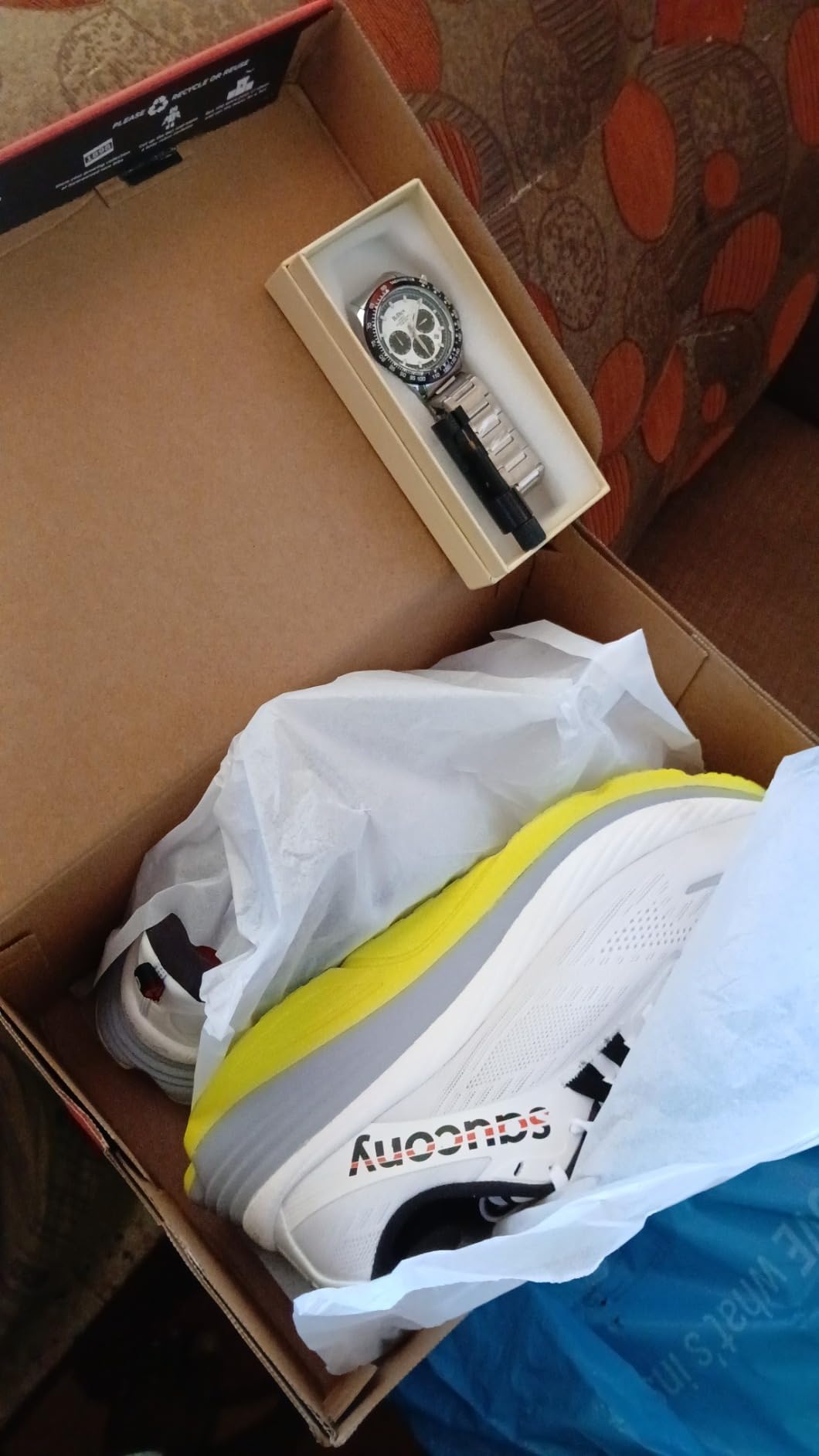 Saucony Men's Hurricane 24 Sneaker | Road Running Shoes customer photo 1
