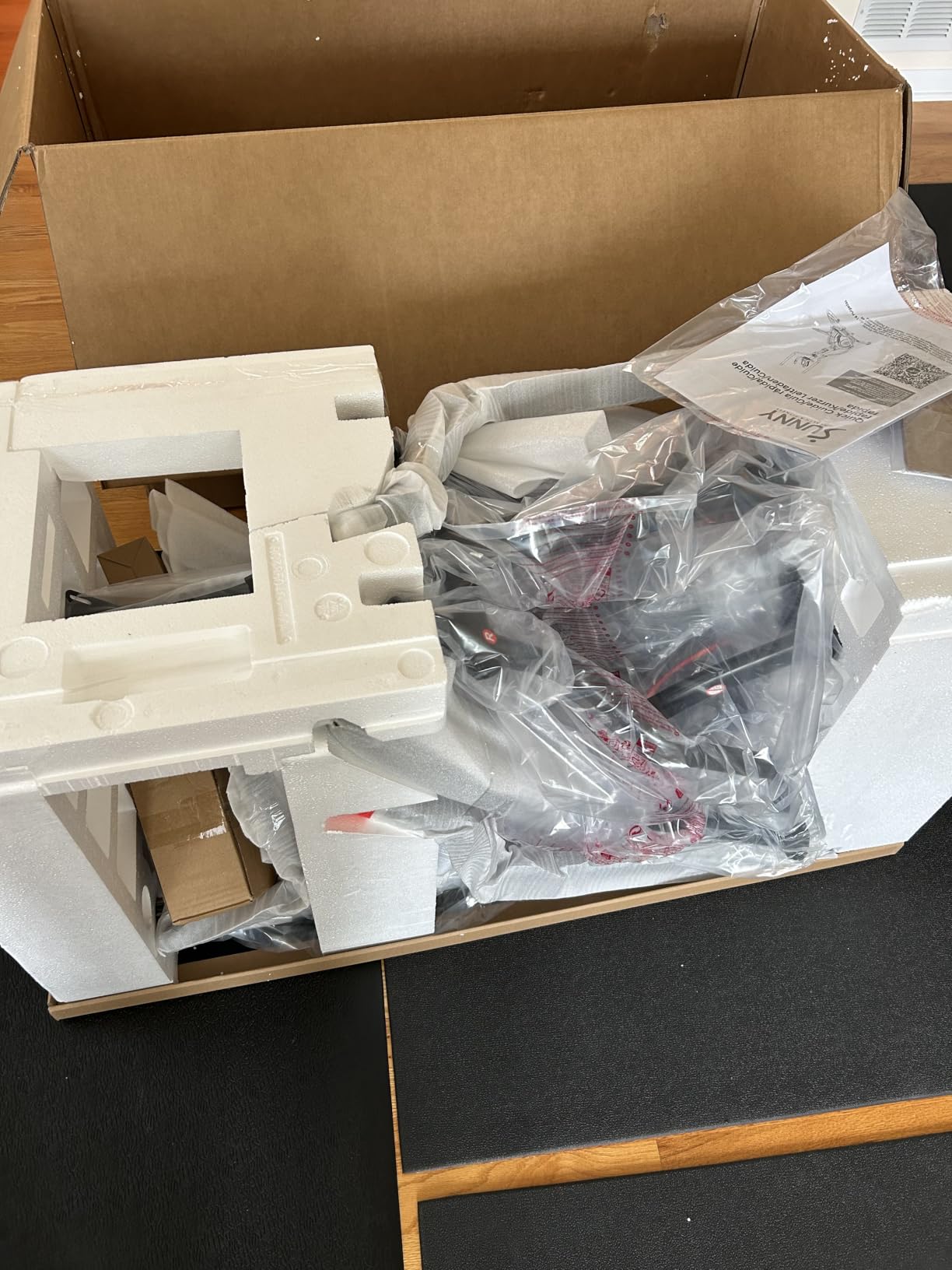 Sunny Health & Fitness Smart Upright Elliptical Machine with Pulse Sensor customer photo 1