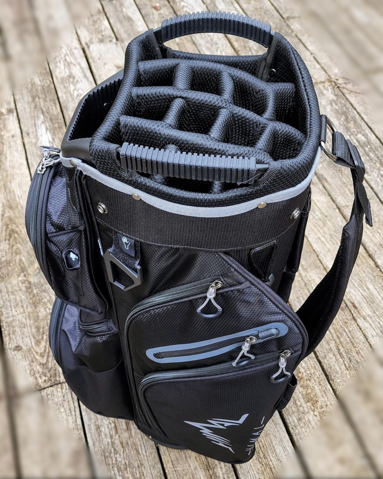 uniHimal Golf Cart Bag, 15 Way Organizer Divider Top with Handles customer photo 1