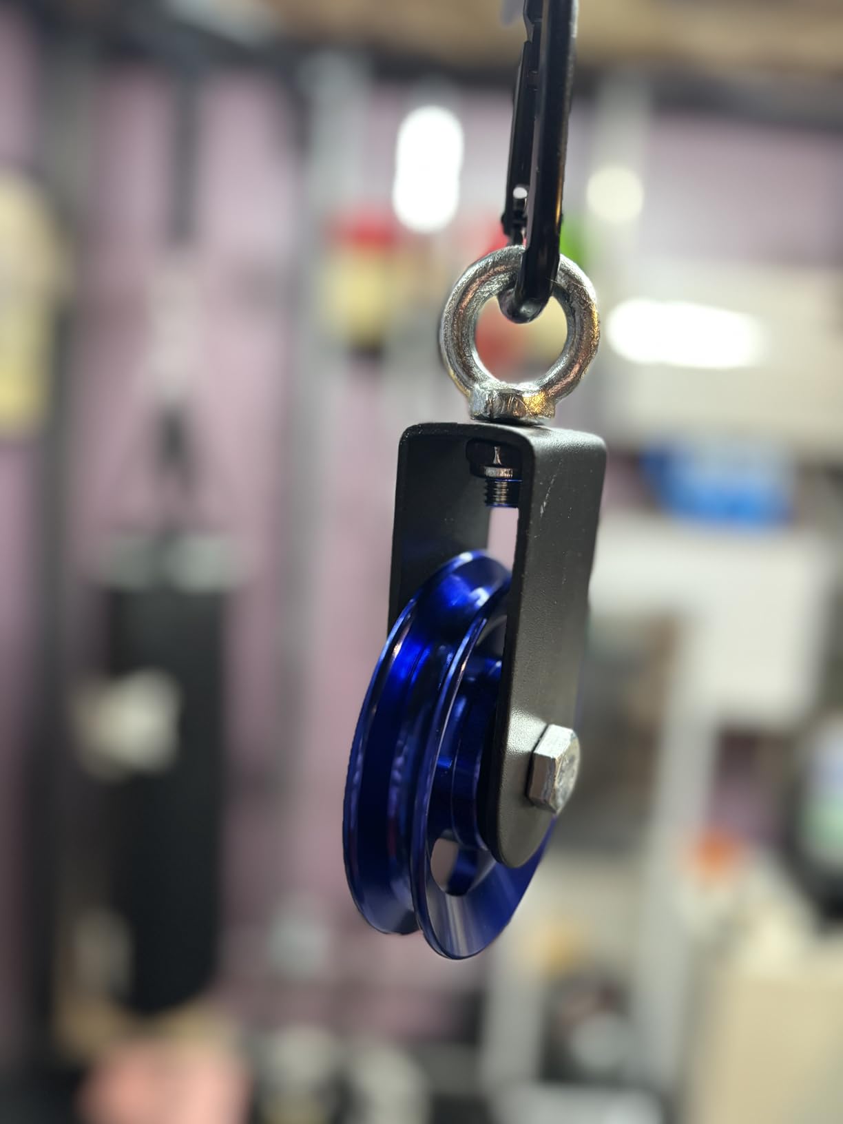 SERTT Cable Pulley Wheel for Home Gym Pulley System, Upgraded 90mm Aluminium Alloy Gym Pulley for Maximum 660LBS Load customer photo 1