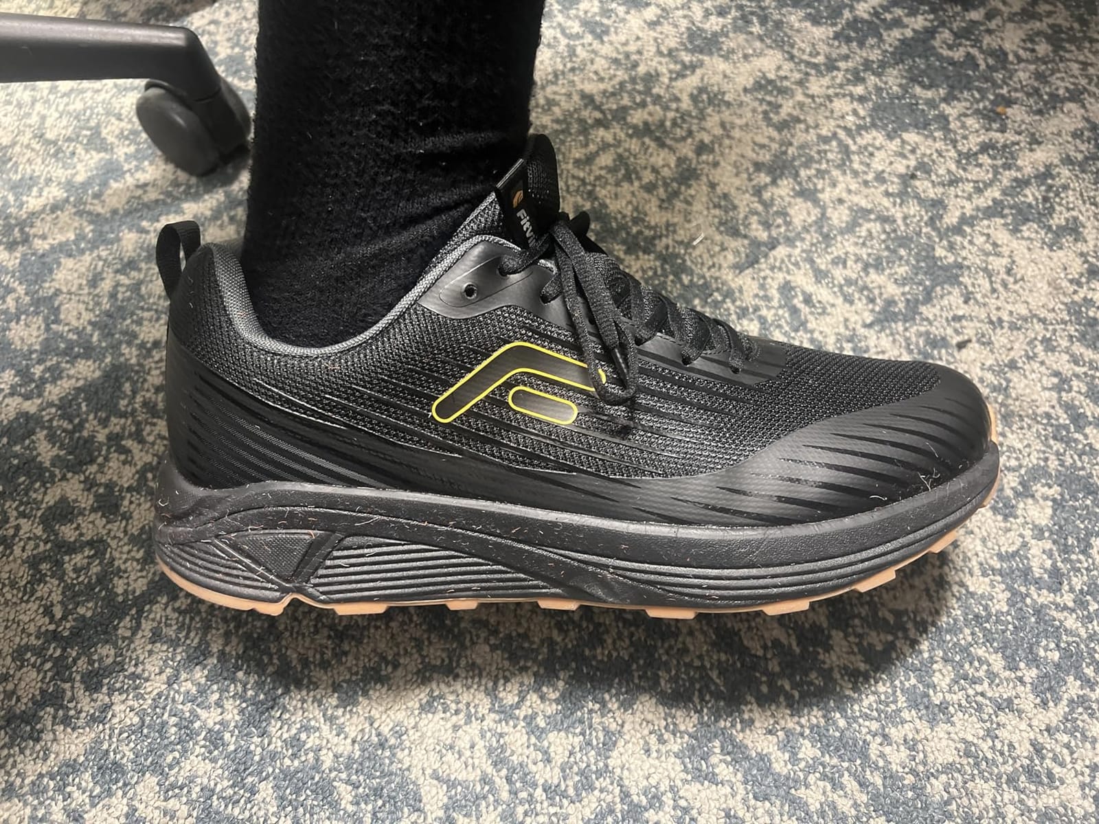 FitVille Men Trail Running Shoes Extra Wide, Mountain Trail Runner Sneakers, Cushion Walking, Jogging, Plantar Fasciitis customer photo 2