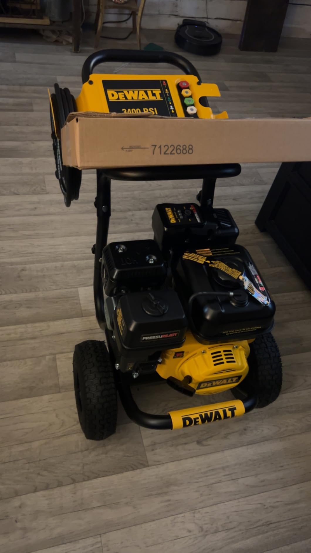 DeWalt PressuReady 3400 PSI Gas Pressure Washer, 2.5 GPM, 25-ft Hose customer photo 2