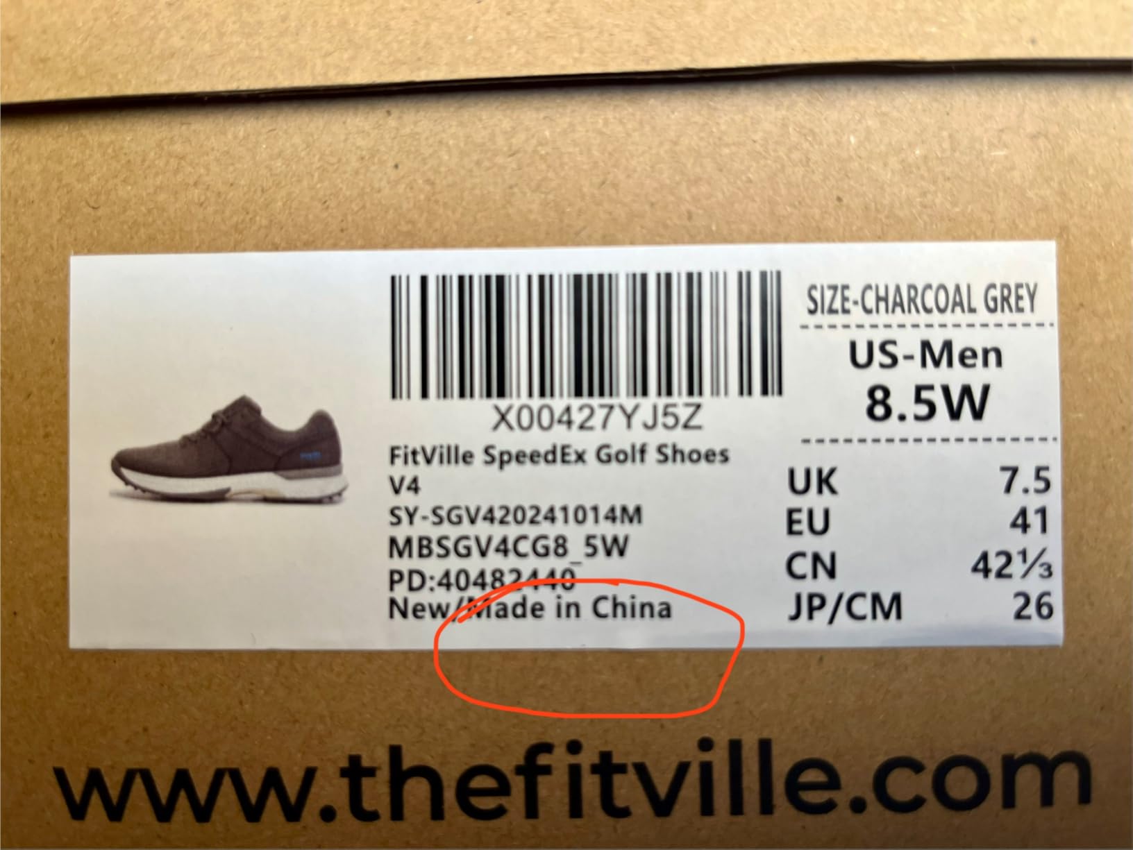 FitVille Extra Wide Men's Golf Shoes Waterproof, Professional Outdoor Spiked Golf Shoes for Men with Arch Support customer photo 2