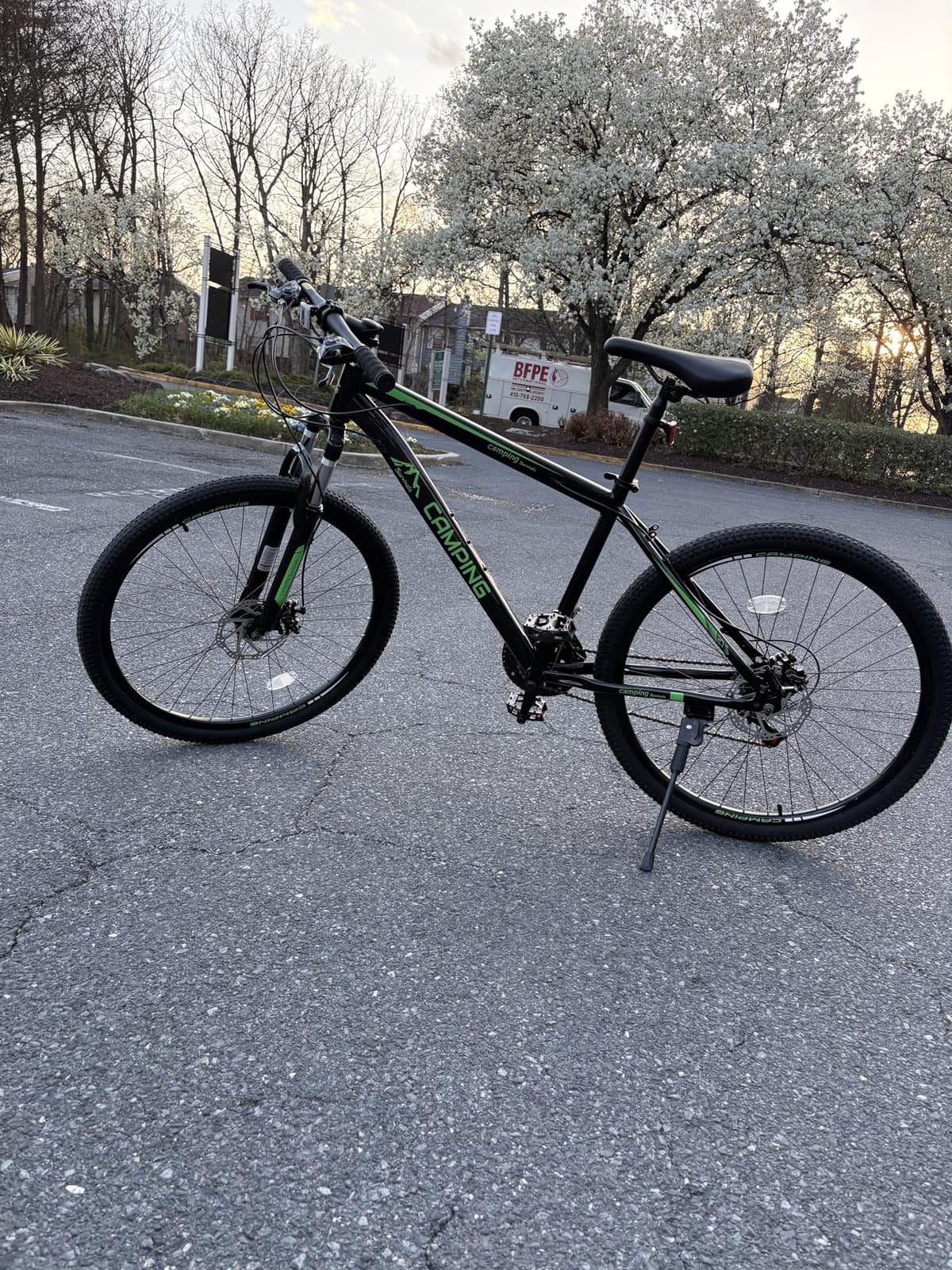 Ktaxon Mountain Bike 24/26/27.5 Inch Men & Women Mountain Bike with 21-Speed Adult Bikes, Double Disc Brake, Suspension Fork and High Carbon Steel Frame customer photo 1