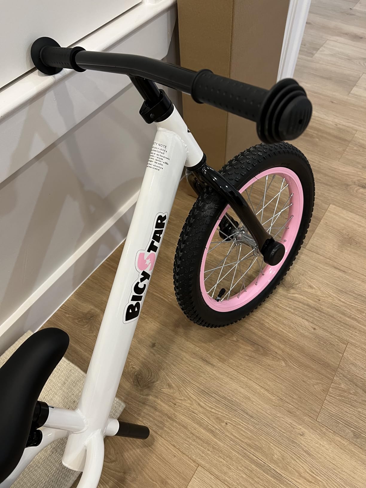 bicystar 16 Inch Balance Bike for Kids 5-8 with Air Tires customer photo 2