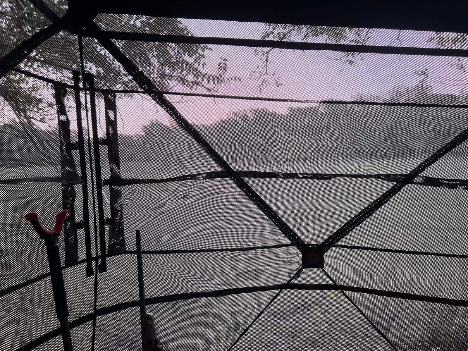 FUNHORUN Hunting Blind with Floor Mat, 360 See Through Ground Blind, Pop Up customer photo 2