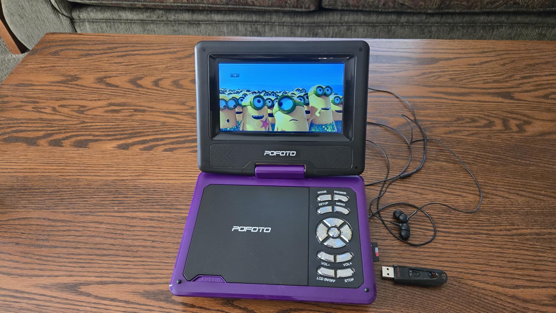 POFOTO Portable DVD Player with 7.5
