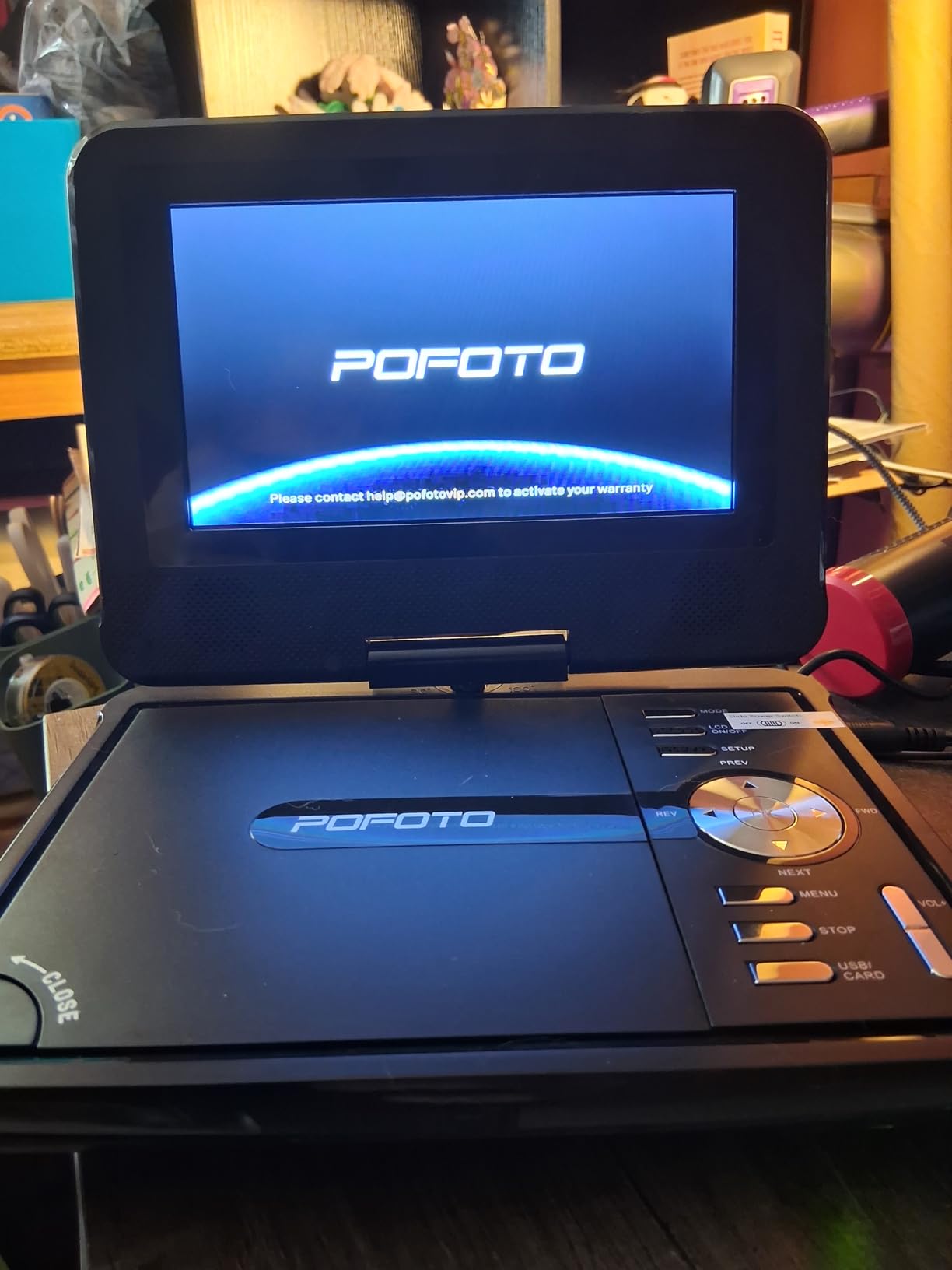 POFOTO Portable DVD Player with 7.5