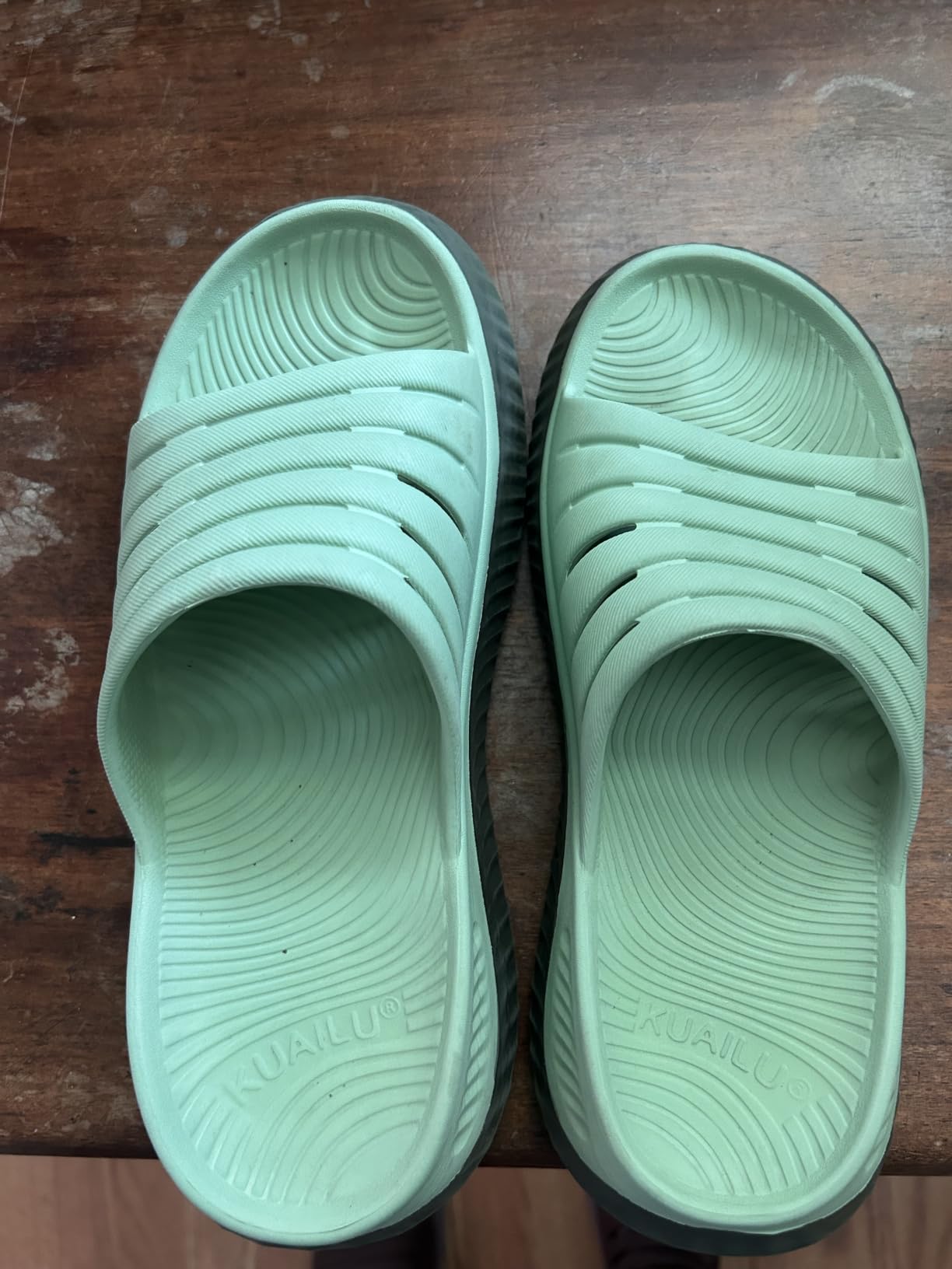 KuaiLu Recovery Sandals Women With Comfortable Arch Support Sport Slides customer photo 2