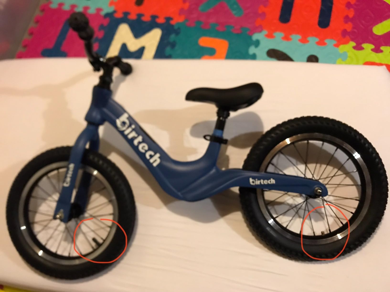 Birtech Balance Bike 3+ Year Old Boys, Girls, Birthday Gift, Magnesium customer photo 1