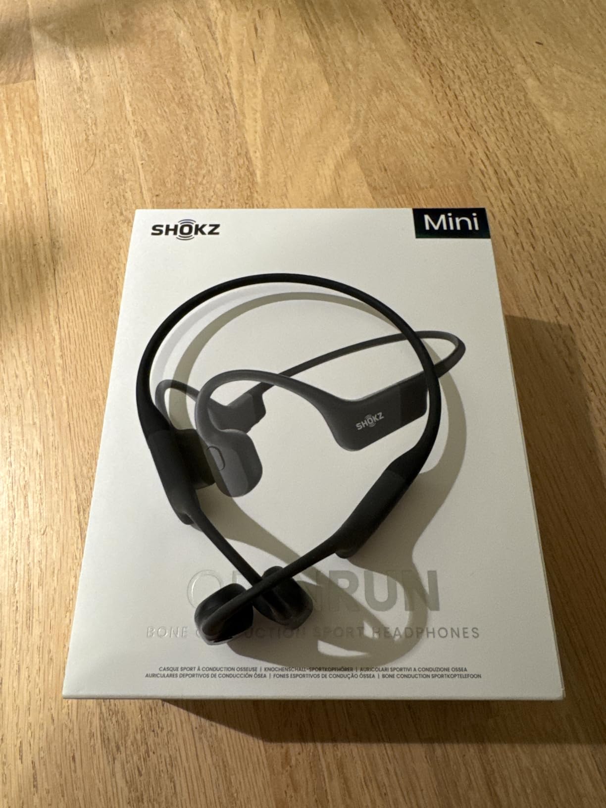 SHOKZ OpenRun Mini Bone Conduction Headphones, Black, USB-C Charging customer photo 1