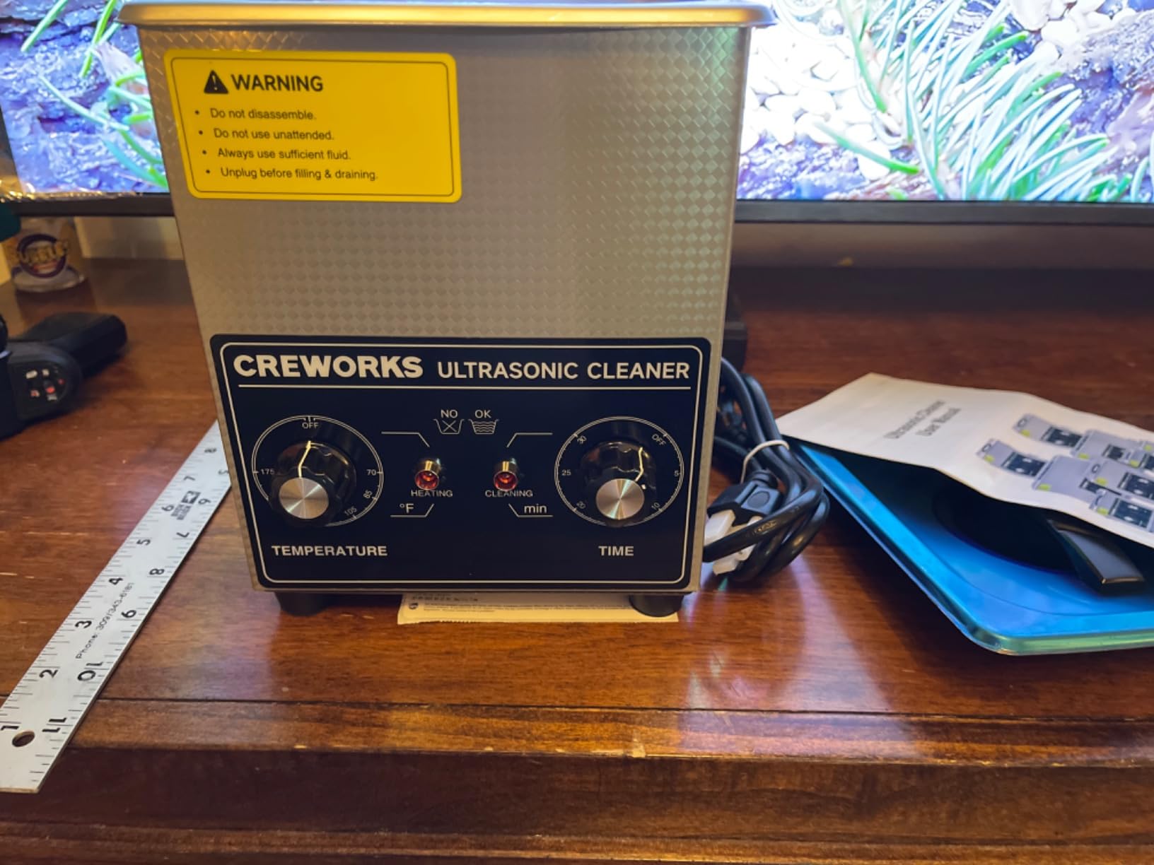 6L Lab Ultrasonic Cleaners with Degas/Gentle Modes Stainless, 180W customer photo 2