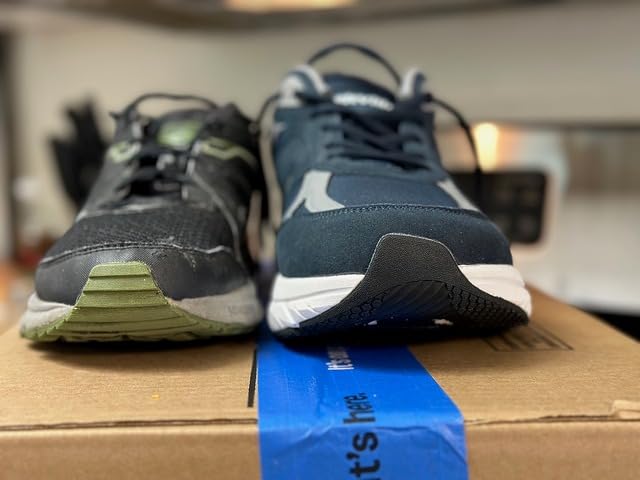 FitVille Wide Walking Shoes for Men Extra Wide Width Sneakers with Arch Support for Flat Feet Heel Pain Relief Plantar Fasciitis - Rebound NEO V1 customer photo 1