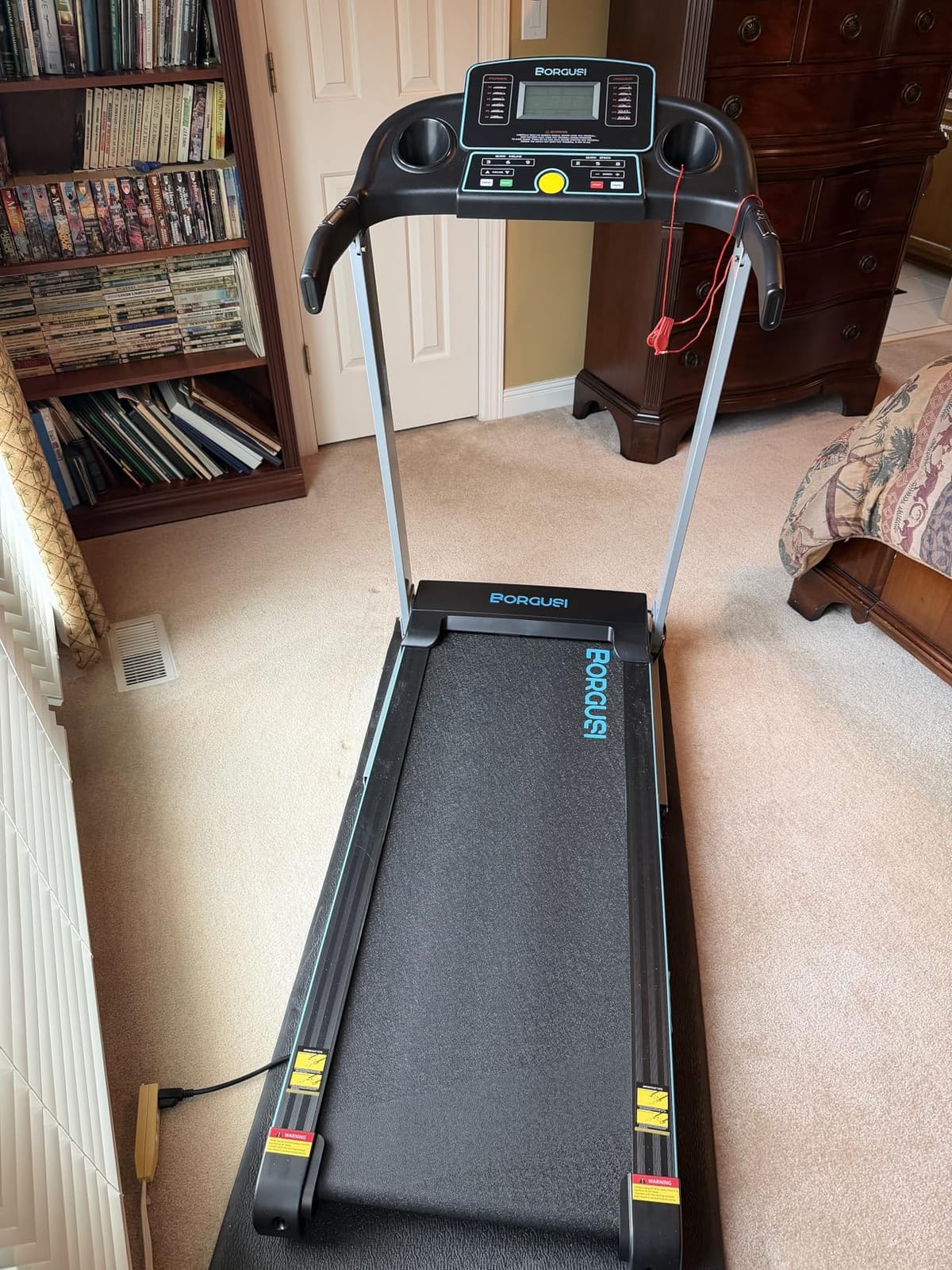 BORGUSI Treadmill with Auto Incline Folding Electric Treadmill for Home customer photo 1
