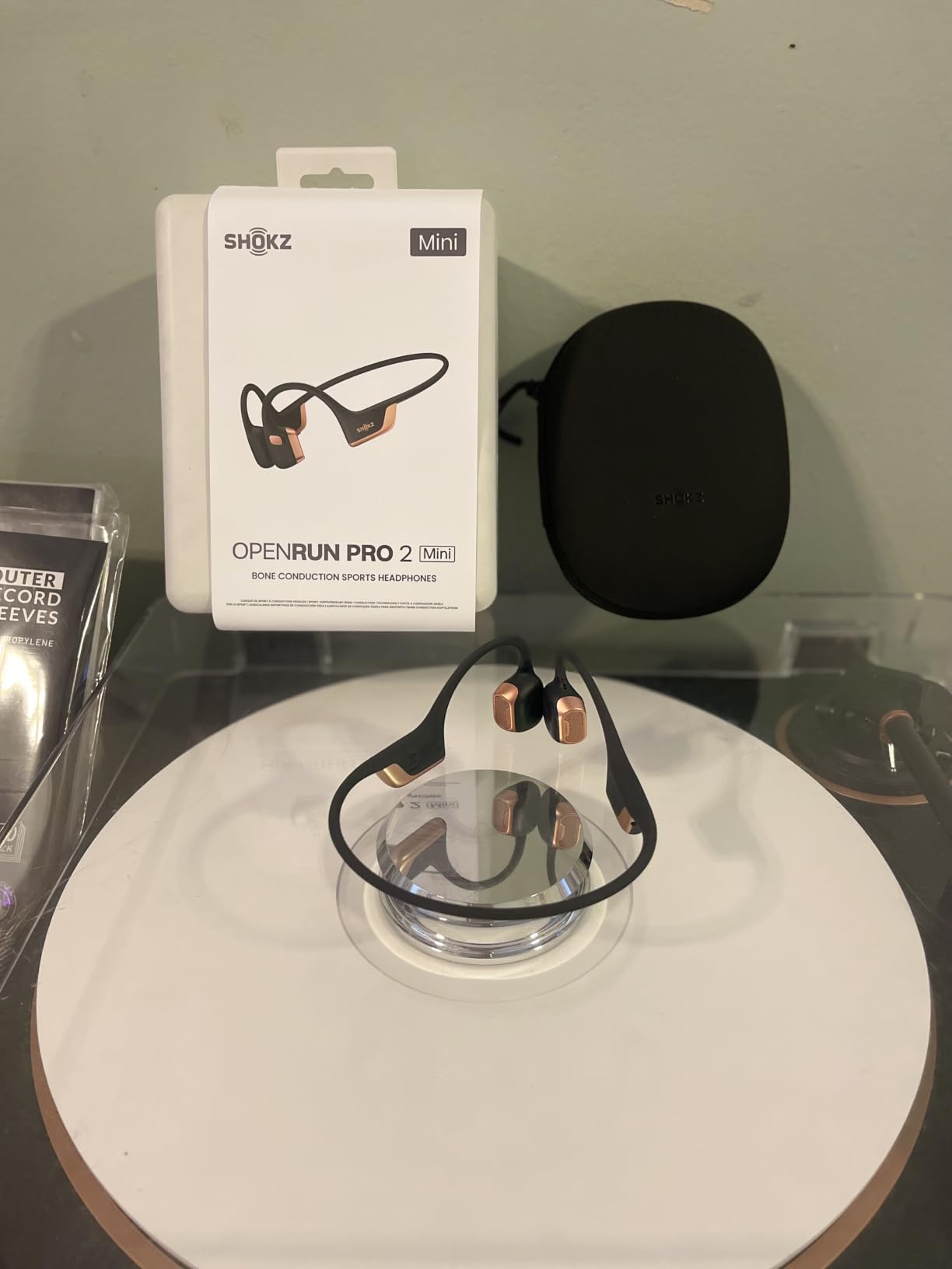 SHOKZ OpenRun Pro 2 Mini Bone Conduction Bluetooth Sport Headphones, Black customer photo 2
