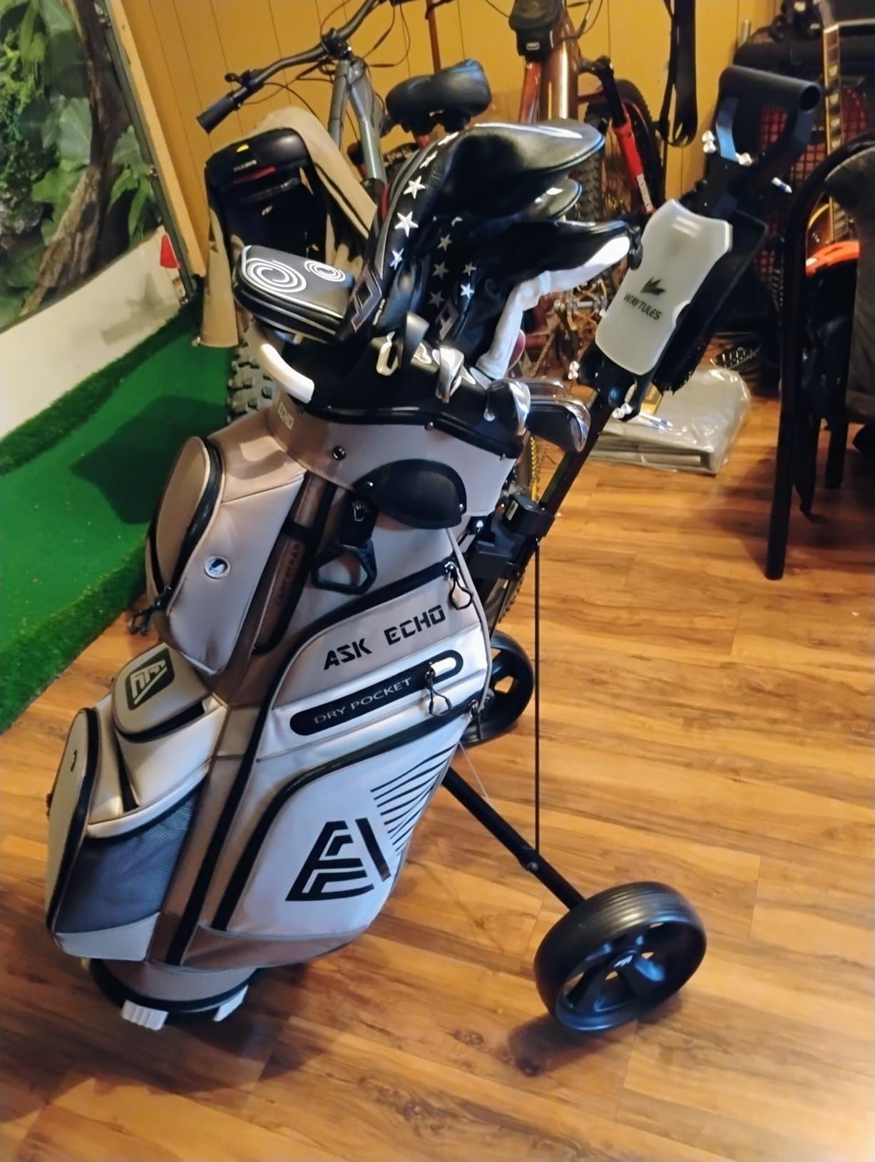ASK ECHO T-Lock 3.0 Golf Cart Bag, Quiet 14-Way Full-Length Divider customer photo 2