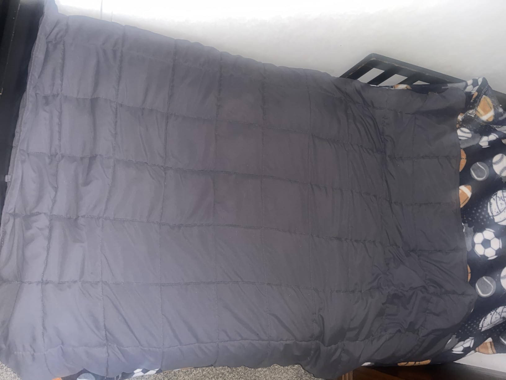 yescool Weighted Lap Pad 2 Pounds Weighted Lap Blanket, Grey Small Weighted Blanket, Weighted Throw Blanket Gifts for Travel Indoor Outdoor, 20