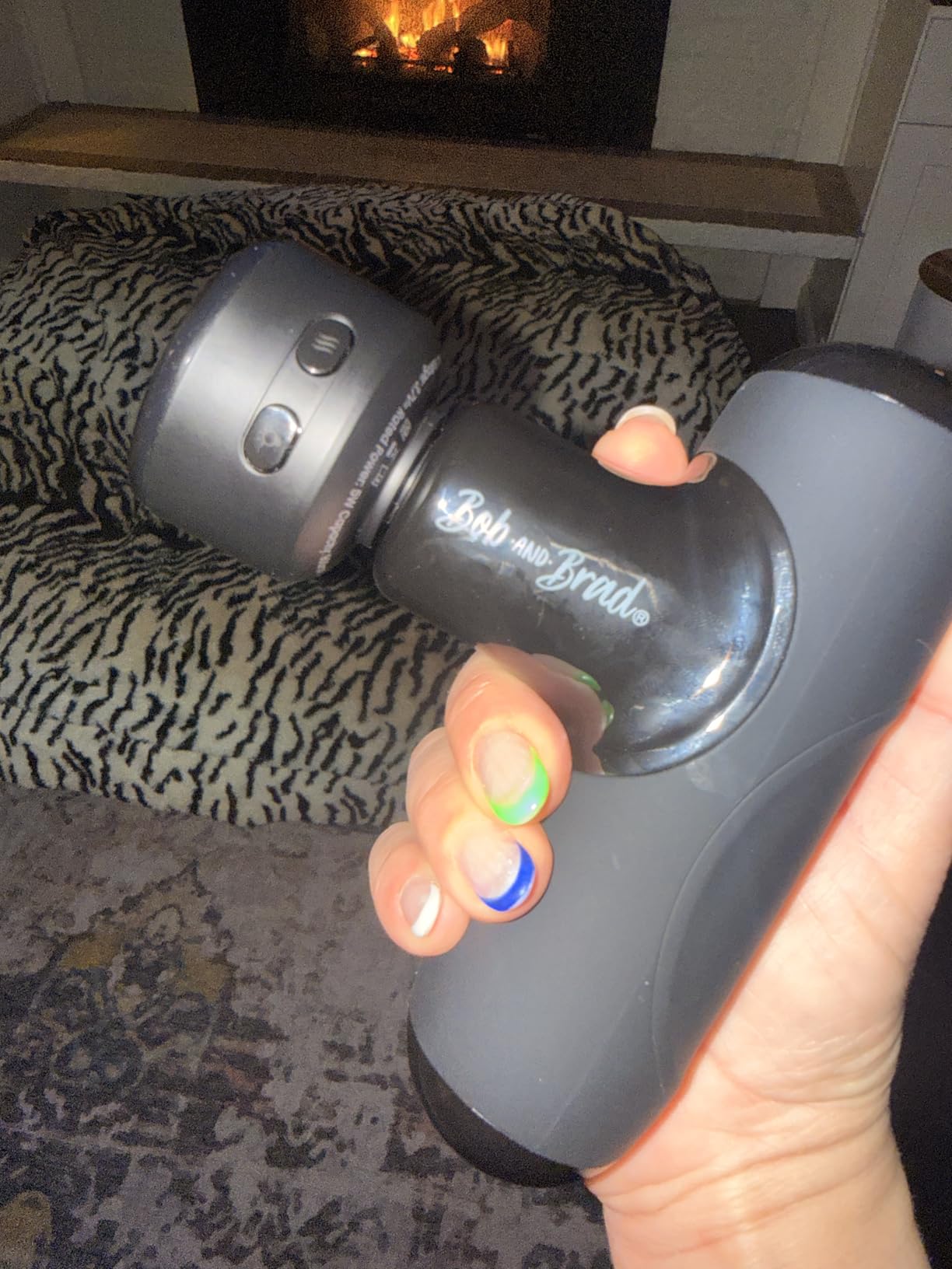 BOB AND BRAD Q2 Mini Massage Gun for Women - Portable Muscle Pain Relief, Powerful Deep Tissue Percussion Massager, Ultra Quiet Handheld Massager, Designed for Travel - Red customer photo 2