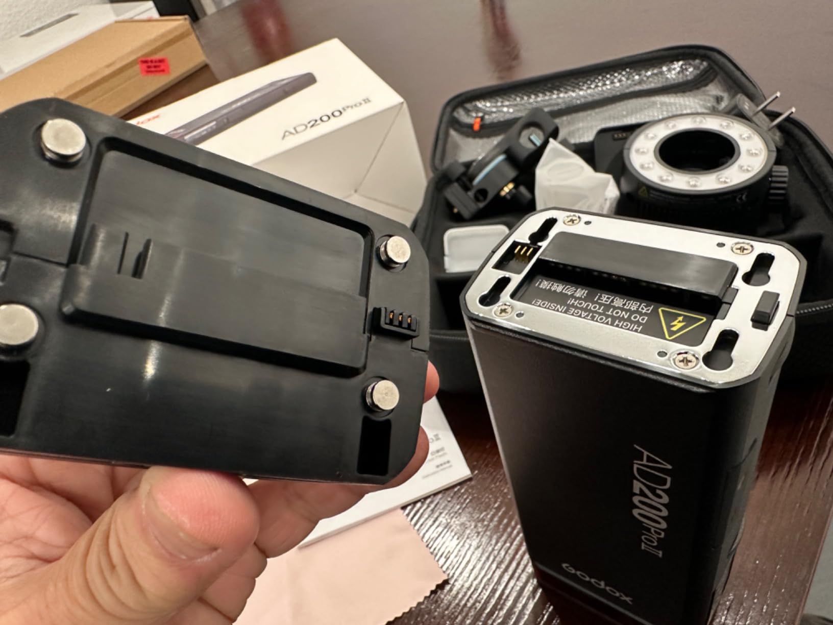 Godox AD200 Pro II AD200Pro II 200Ws TTL Pocket Flash Strobe Monolight for Canon, Sony, Nikon, Fujifilm, Olympus Panasonic DSLR Cameras, 500 Full Power Flashes, 0.01-1.8s Recycle Time, Speedlight customer photo 2