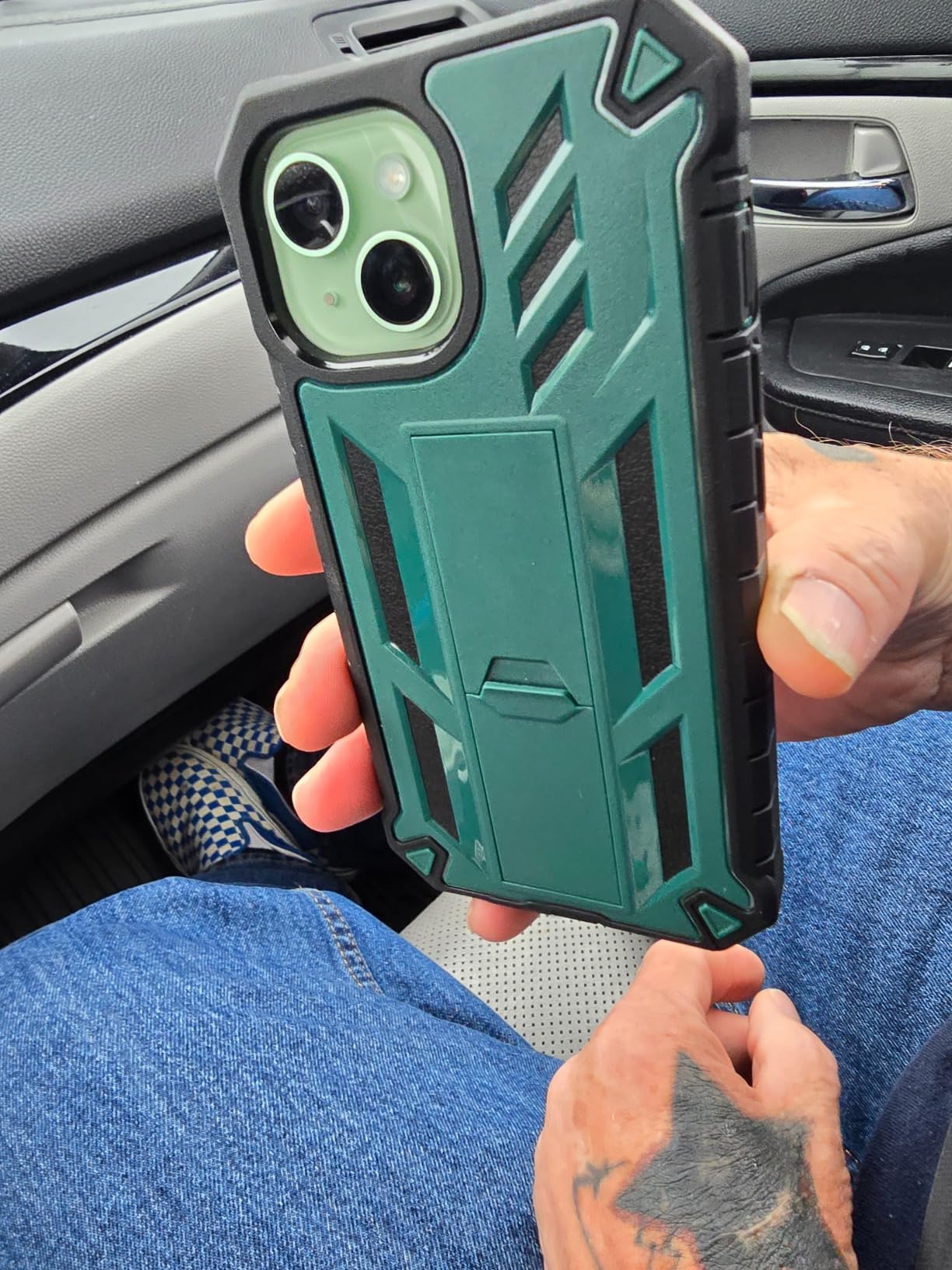 FNTCASE for iPhone 15/14/13 Case, with Belt Clip, Built-in Screen Protector customer photo 1