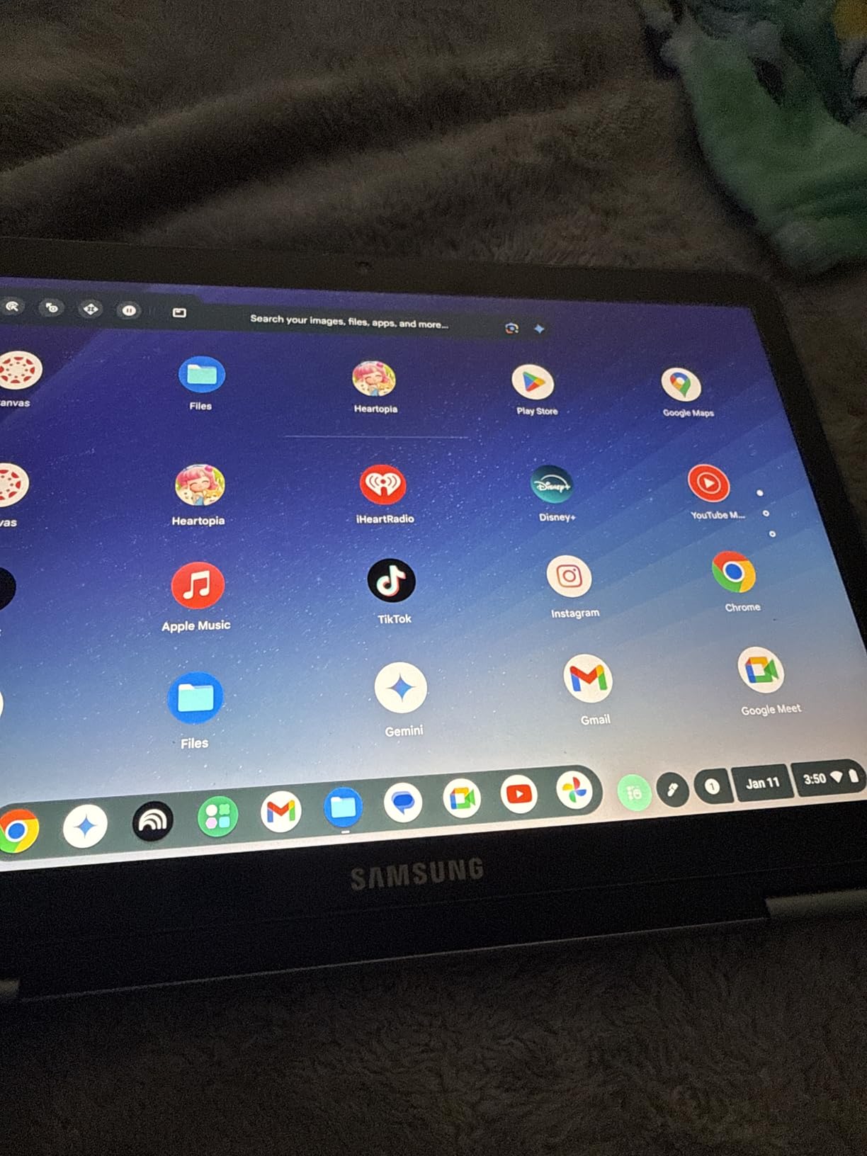 Samsung Chromebook Plus V2 360 2-in-1 Laptop w/Dual Webcam (12.2