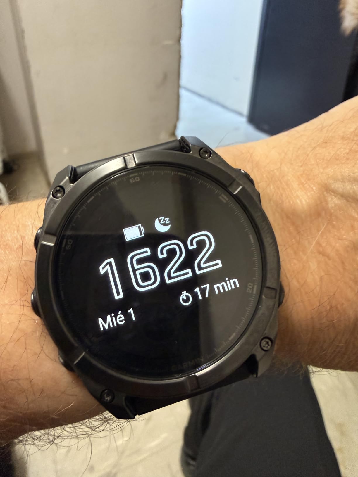Garmin fēnix 8, Sapphire, 47mm, DLC Titanium, Black/Pebble Gray customer photo 1