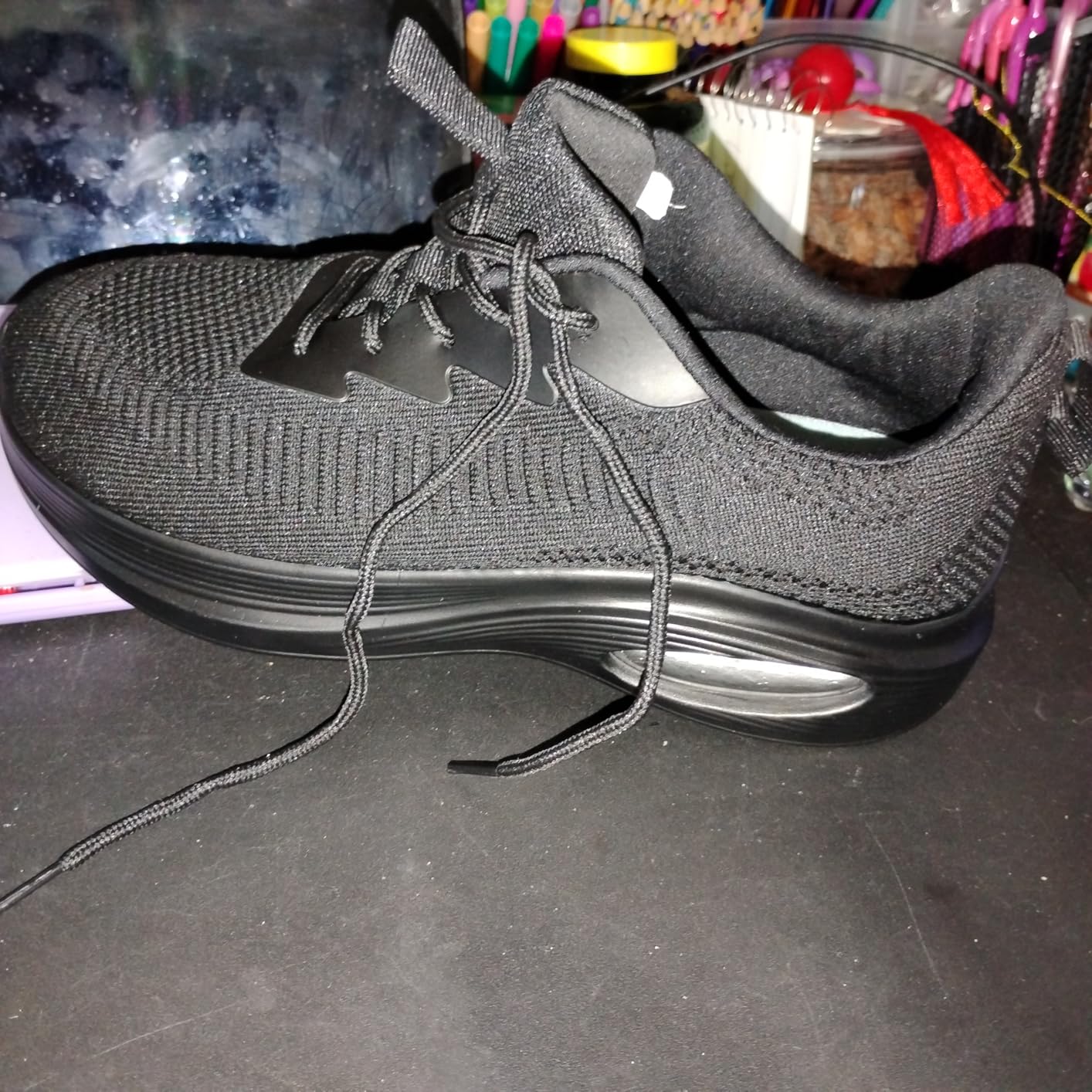 ZYEN Wide Toe Box Shoes Women Air Cushion Road Running Shoes Extra Wide Width Sneakers Arch Support Gym Athletic Tennis Sneakers Lightweight Breathable Walking Shoes customer photo 1