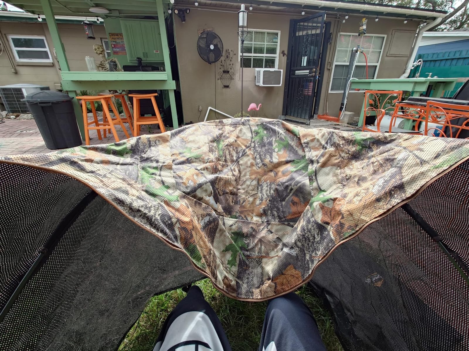 Lenotos Pop-Up Hunting Ground Blind with 270° See Through, Lightweight 1-2 Person Hunting Blind with Carrying Bag, 4-Panel Spring Steel, for Deer, Turkey Duck Hunting, Bow Hunting customer photo 1