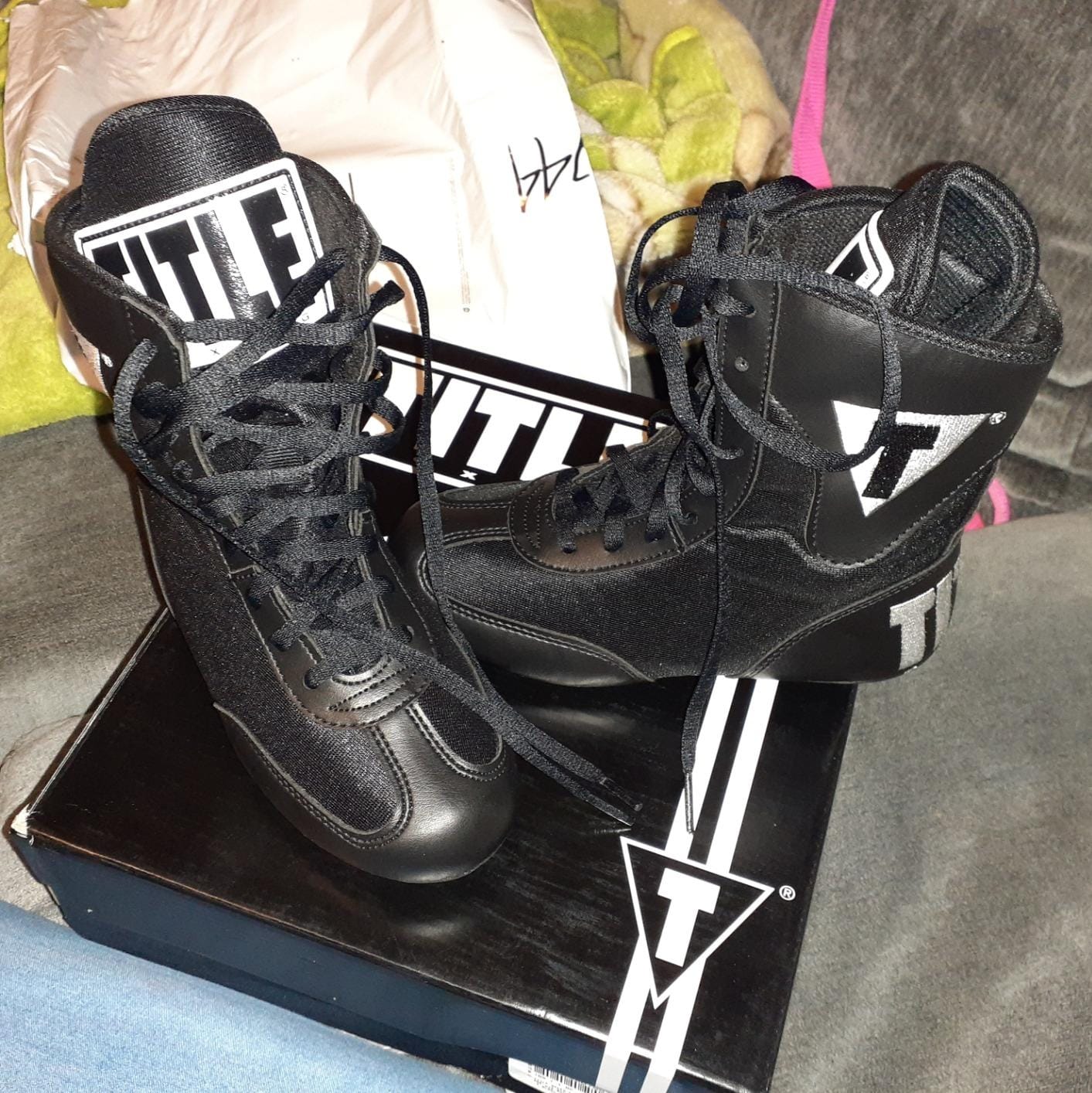 Boxing Speed-Flex Encore Mid-Top Shoes: Boxing Shoes, MMA Shoes, Boxing Boots, Kickboxing Shoes, Boxing Equipment, Footwear customer photo 2