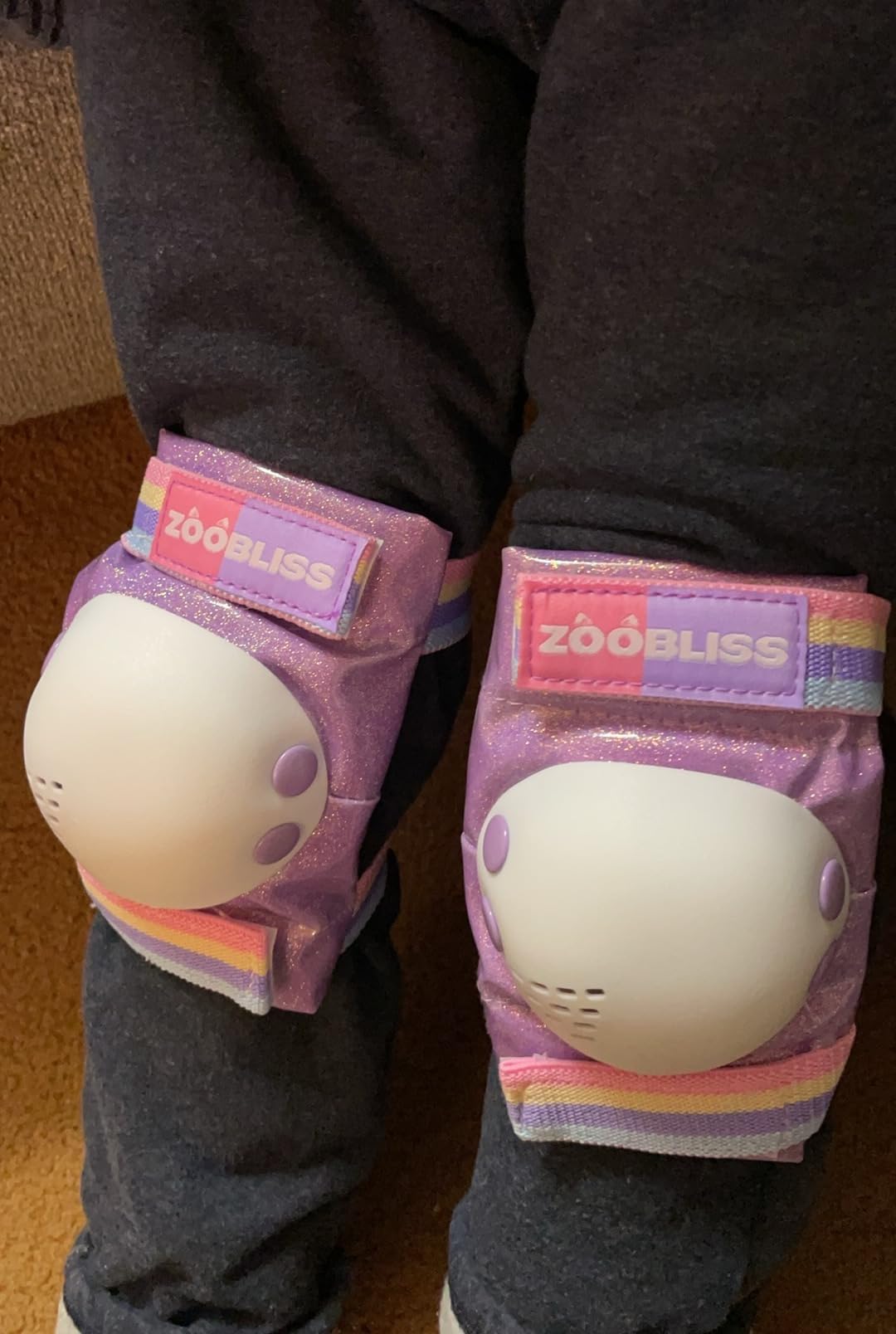 Girls Knee Pads for Kids, Toddler Knee and Elbow Pads Set customer photo 1