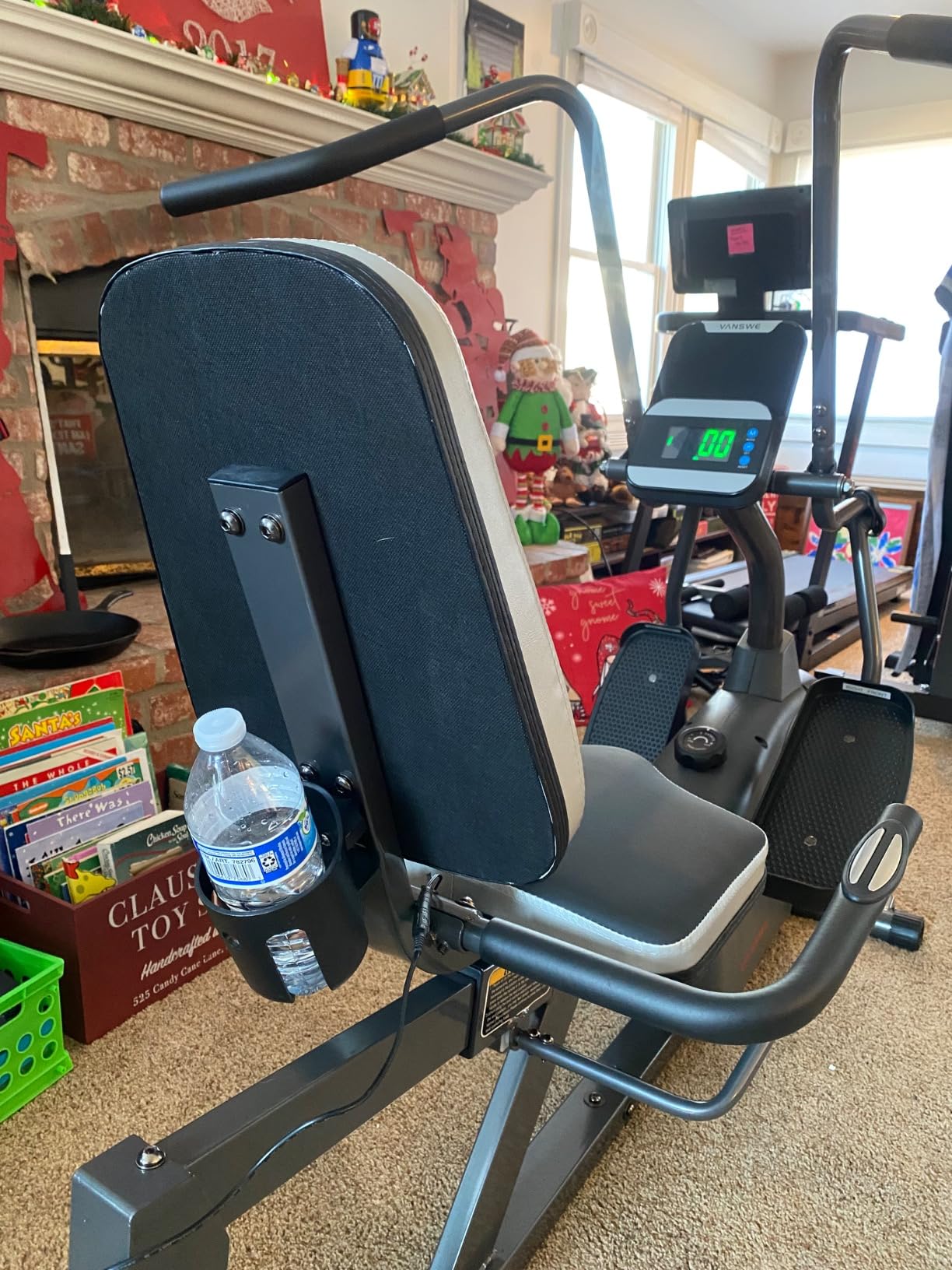 VANSWE Recumbent Elliptical Cross Trainer with Arm Exerciser customer photo 1