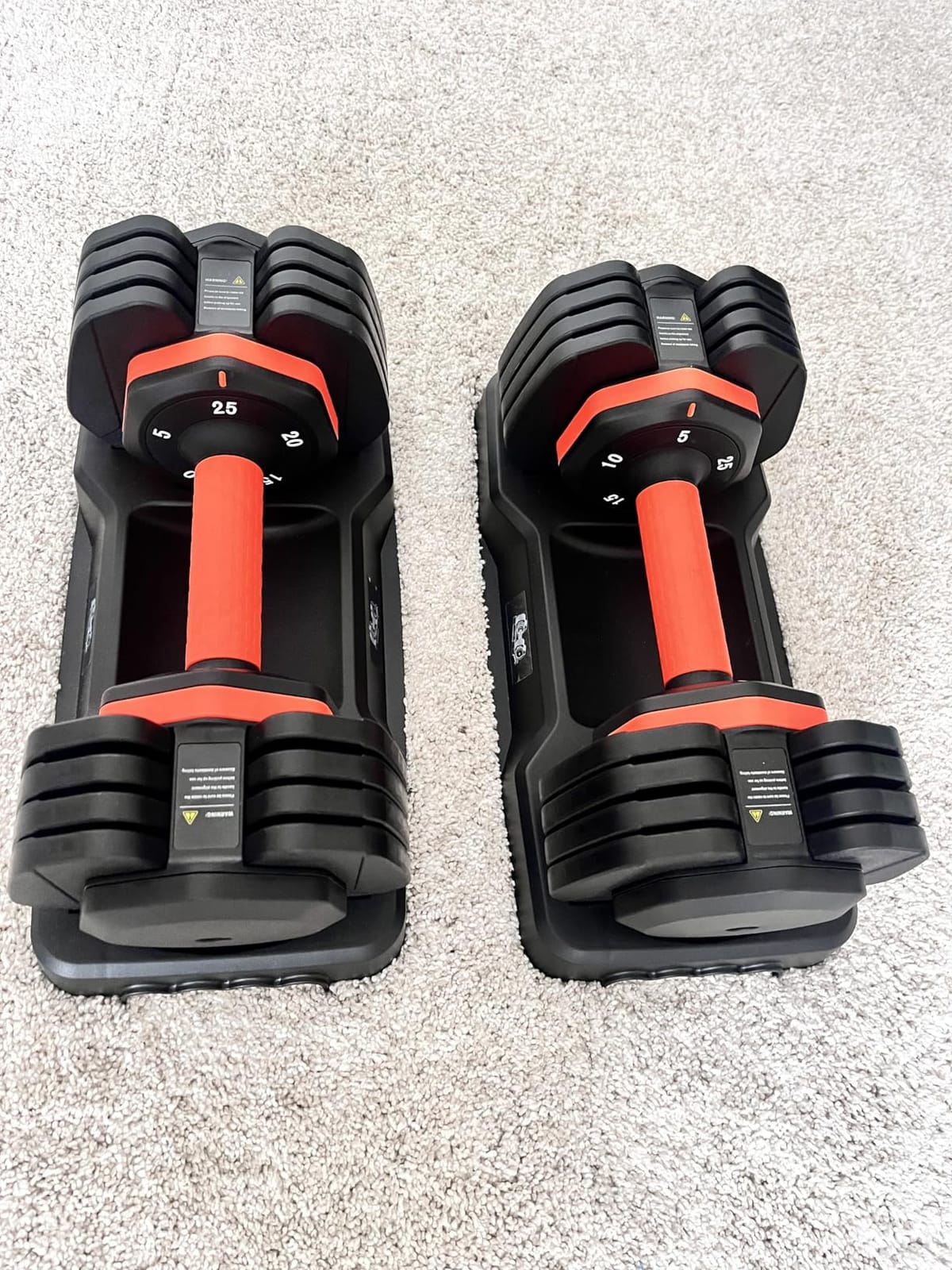 2026 FDB2 Updated Adjustable Dumbbell Set of 2, 5-in-1/10-in-1 Weights Dumbbell Set with Storage Box, 25lbs/55lbs Adjustable Weights with Anti-slip Silicone Grip, Weight Set For Home Gym Suit both Men and Women customer photo 2
