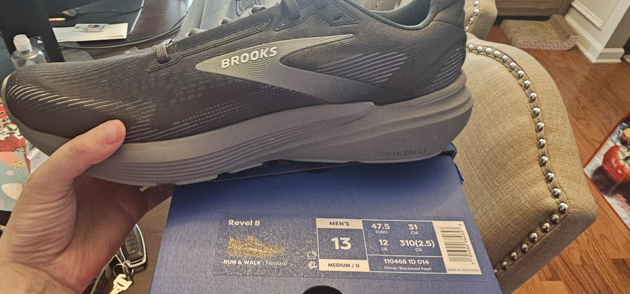 Brooks Men's Revel 8 Running Shoe customer photo 2