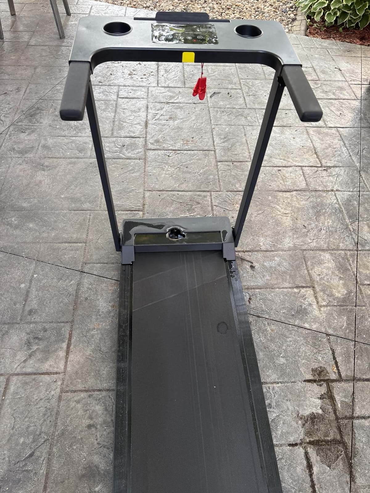 AoraPulse Portable Foldable Treadmills for Home, Small Folding Treadmill for Home Office with 300 LBS Capacity, Walking Running Exercise Electric Compact Treadmill with LED Display customer photo 1