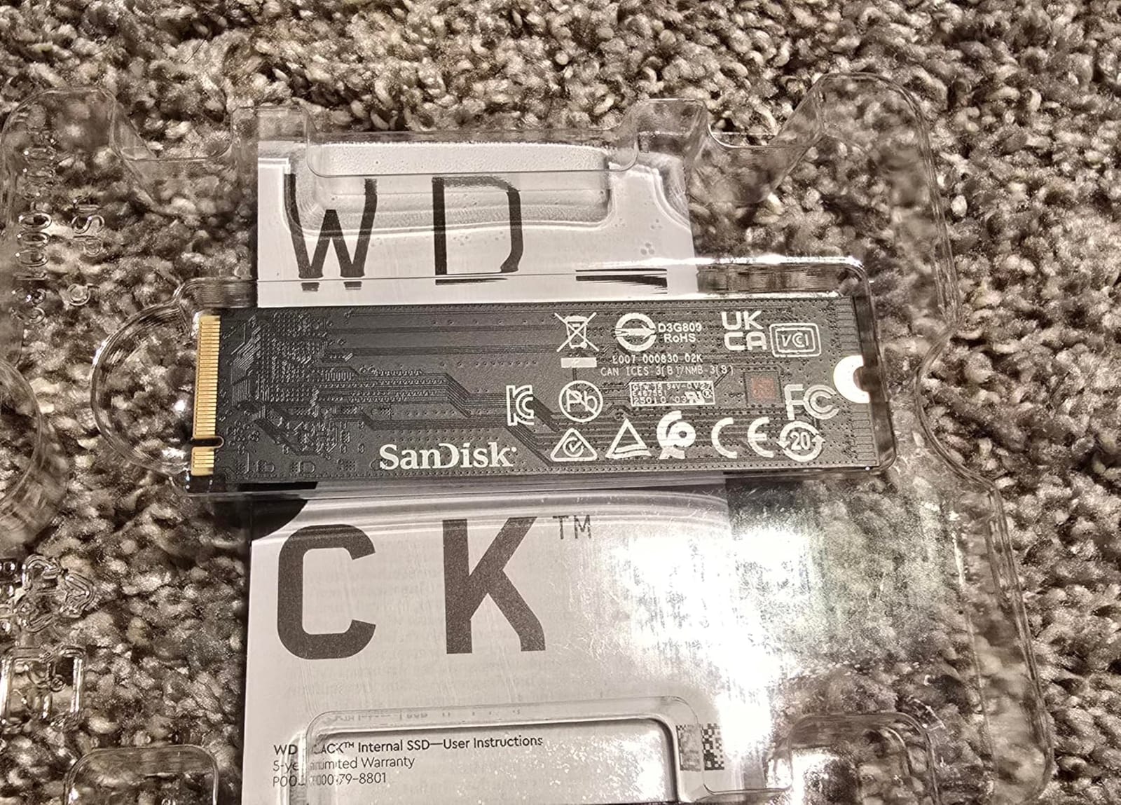WD_Black SN7100 2TB NVMe SSD - Gen4 PCIe, M.2 2280, Up to 7,250 MB/s Read Speed, Up to 6,900 MB/s Write Speed, Next Gen TLC 3D NAND, for Laptops, Handheld Gaming Devices - WDS200T4X0E customer photo 1