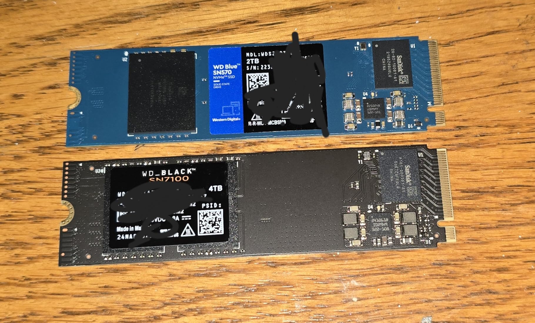 WD_Black SN7100 2TB NVMe SSD - Gen4 PCIe, M.2 2280, Up to 7,250 MB/s Read Speed, Up to 6,900 MB/s Write Speed, Next Gen TLC 3D NAND, for Laptops, Handheld Gaming Devices - WDS200T4X0E customer photo 2