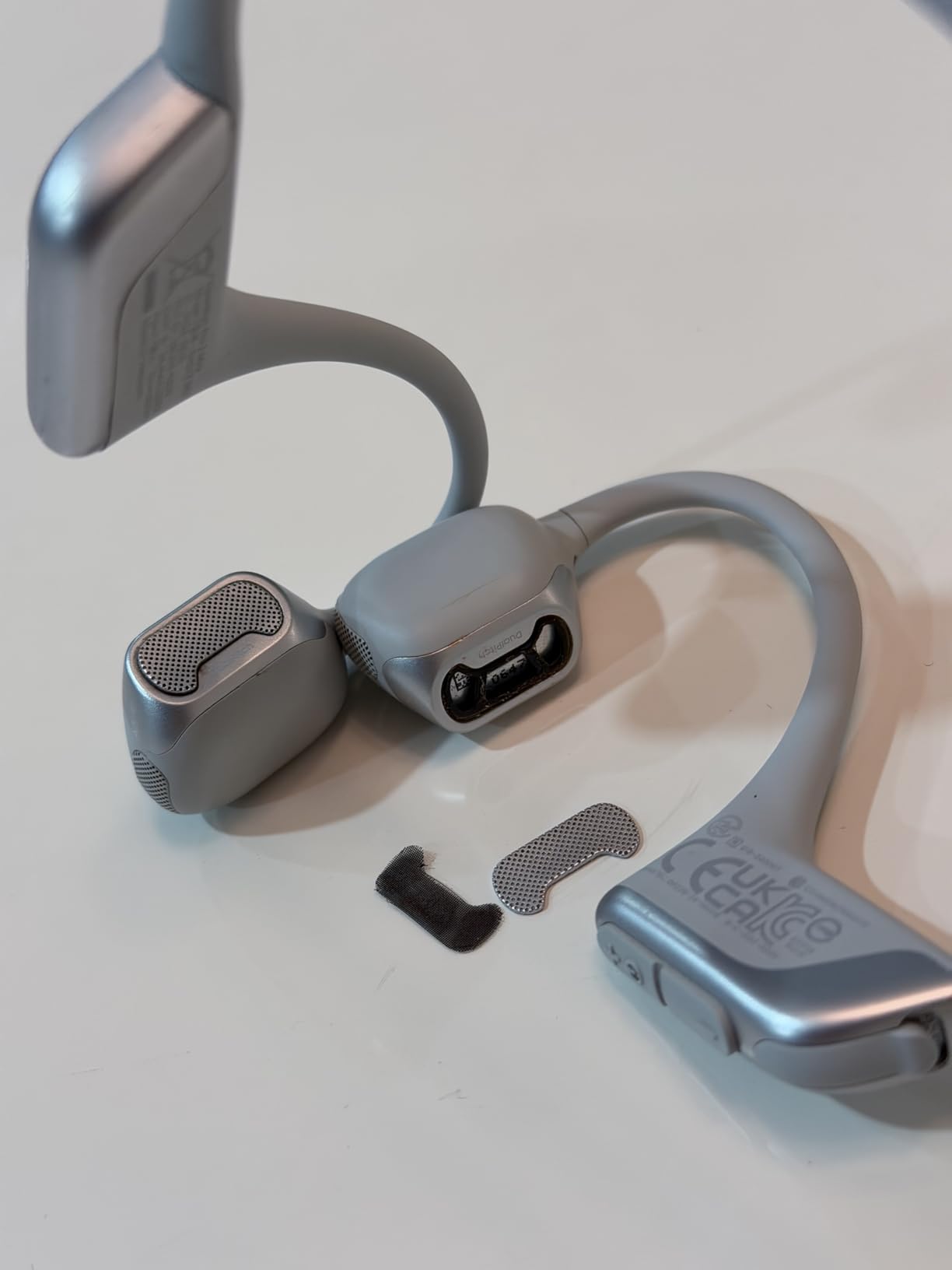 SHOKZ OpenRun Pro 2 Mini Bone Conduction Bluetooth Sport Headphones, Silver customer photo 2
